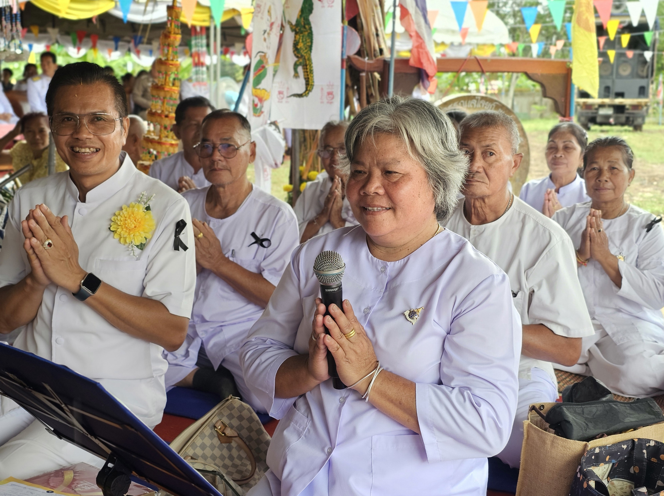 ภาพกล่าวคำถวายกฐินวัดศรีสุวรรณเลไลยก์