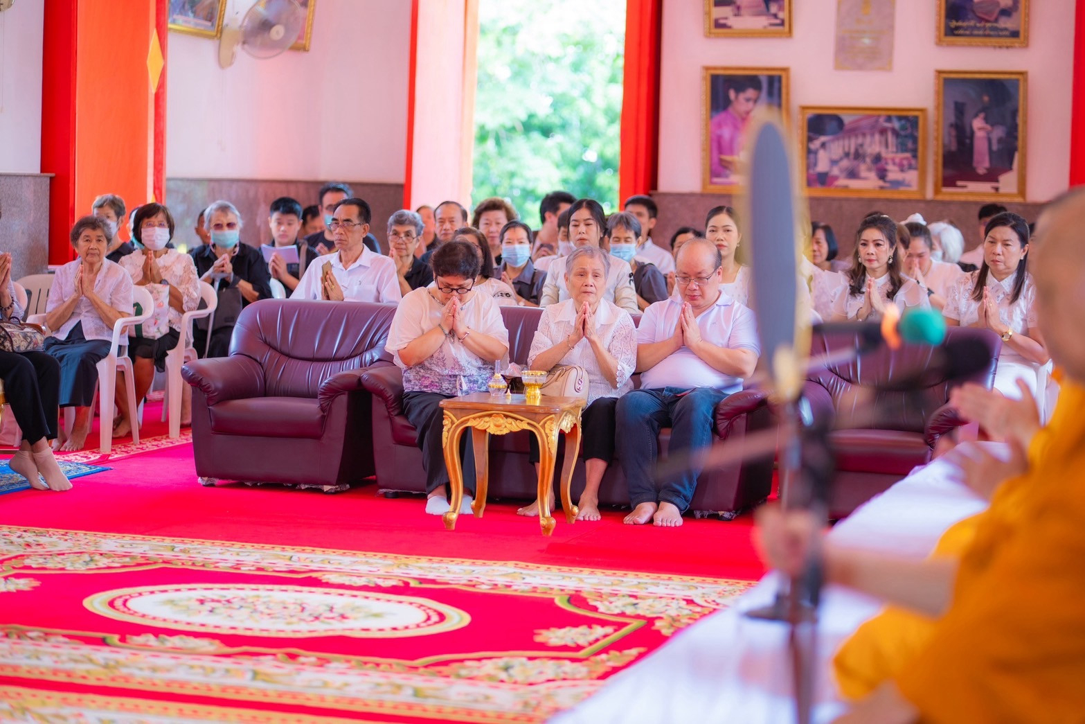 ภาพร่วมพิธีกรรมวัดศีลขันธาราม