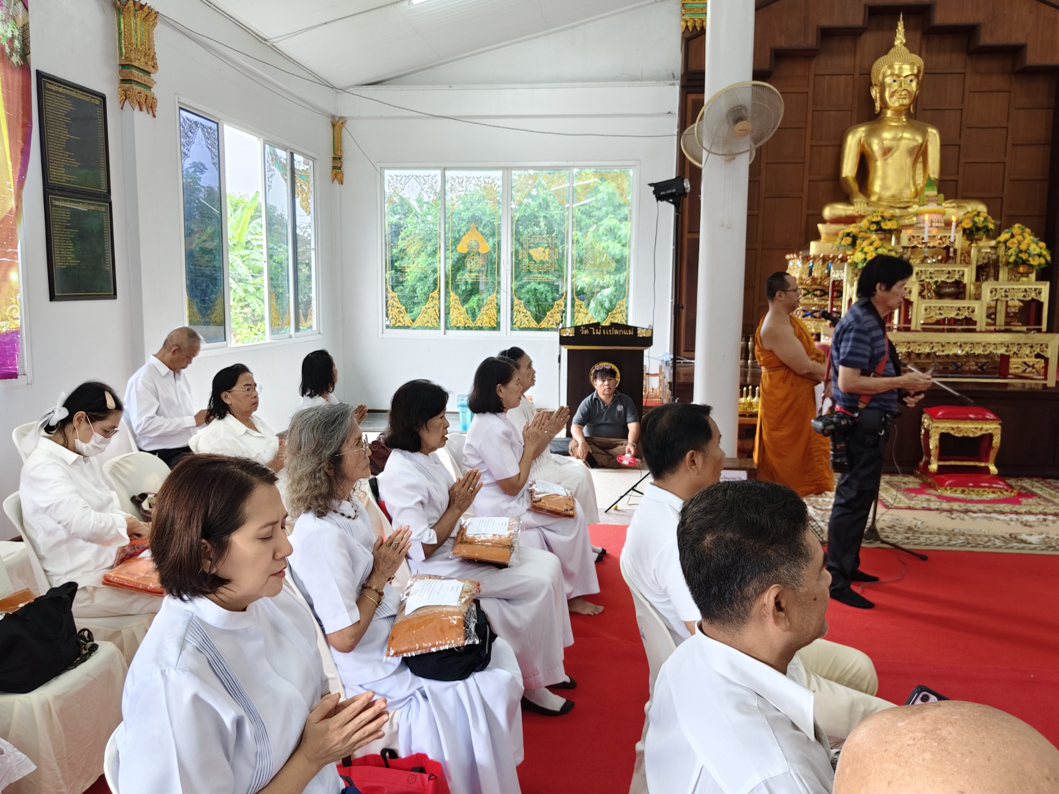 ภาพร่วมพิธีกรรมวัดศรีสันต์มณฑาราม(ไผ่แปลกแม่)