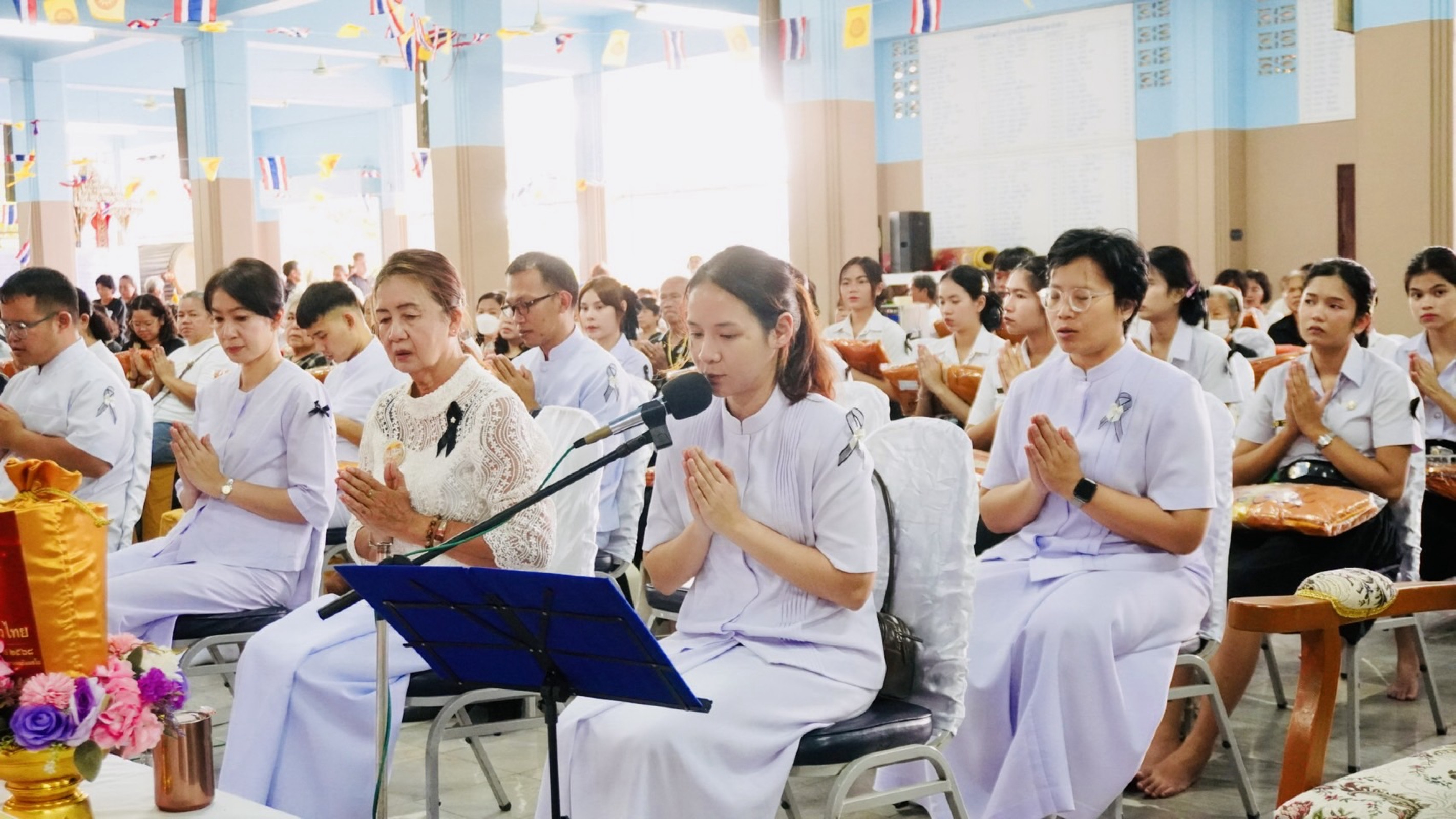 ภาพกล่าวคำถวายกฐินวัดหนองทองทราย