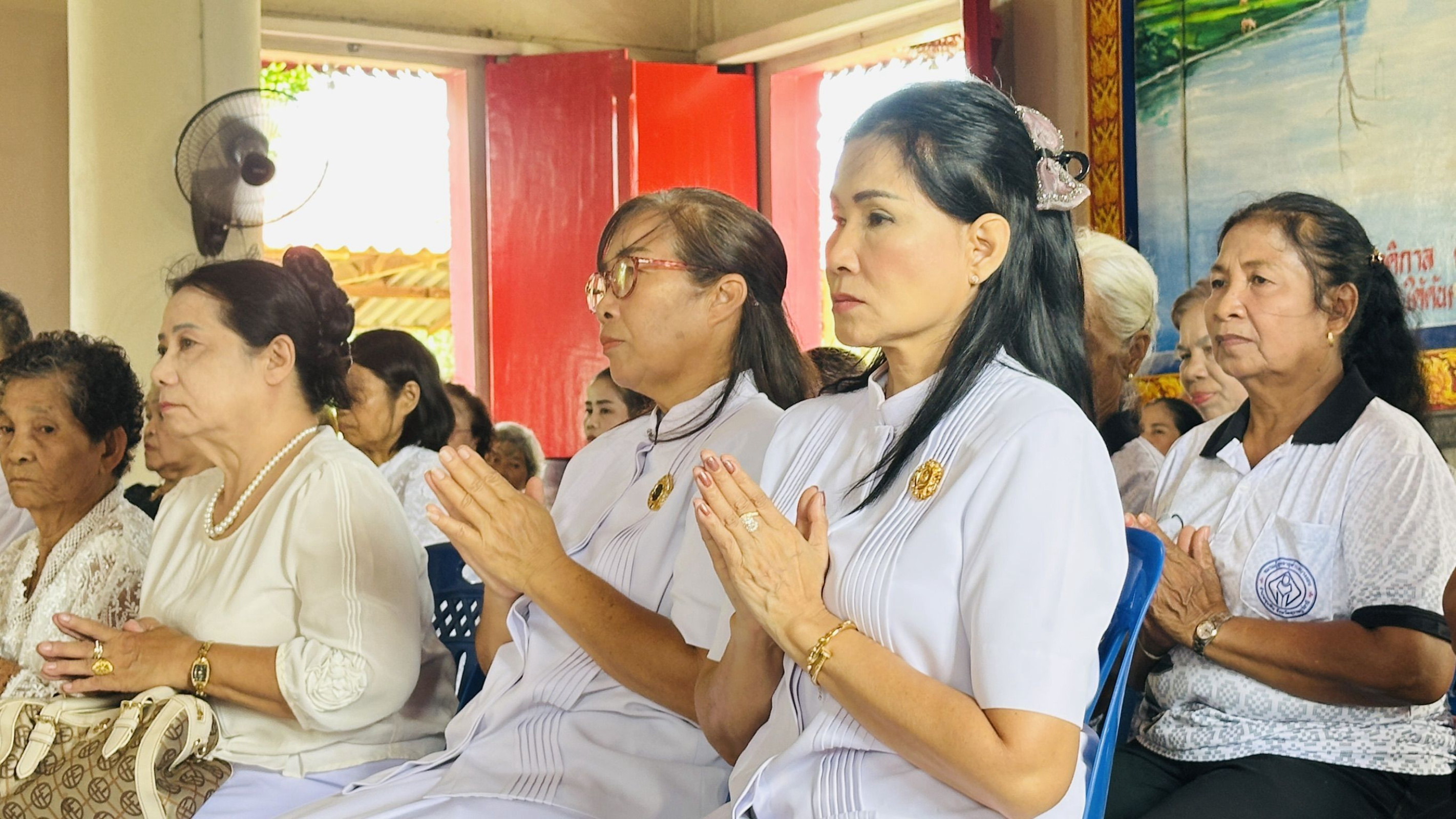 ภาพร่วมพิธีกรรมวัดบางงอน