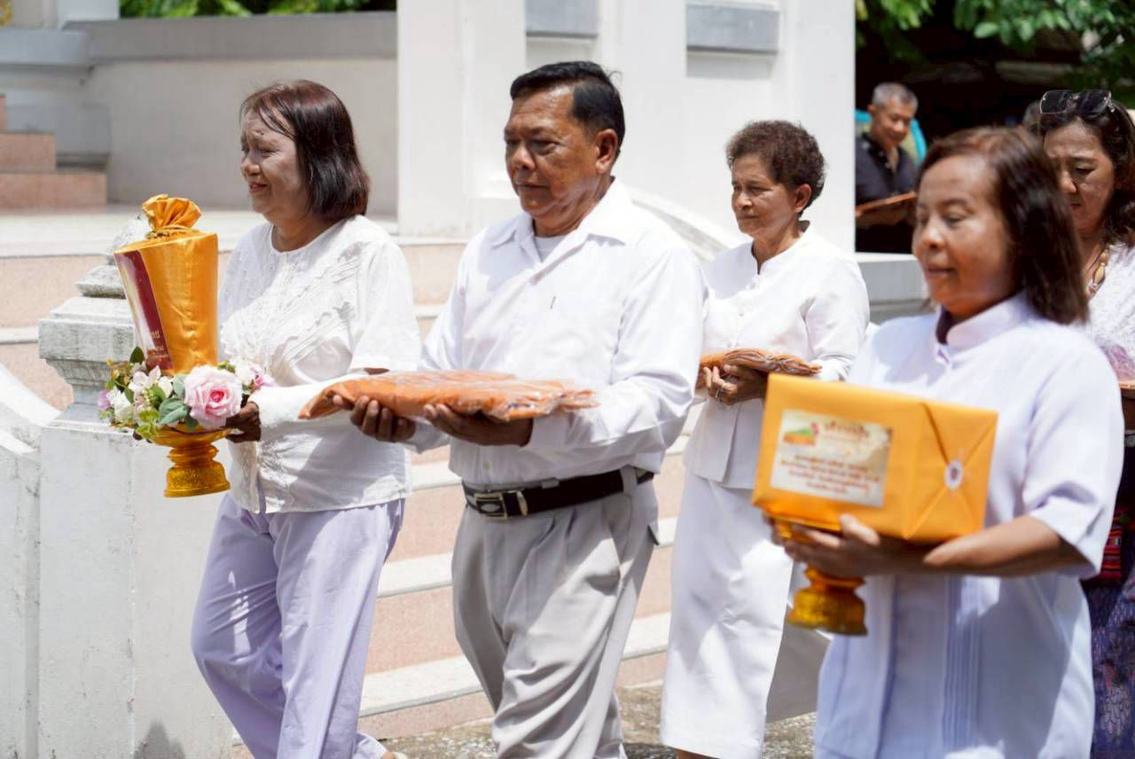 ภาพร่วมพิธีกรรมวัดราษฎร์วิริยาราม