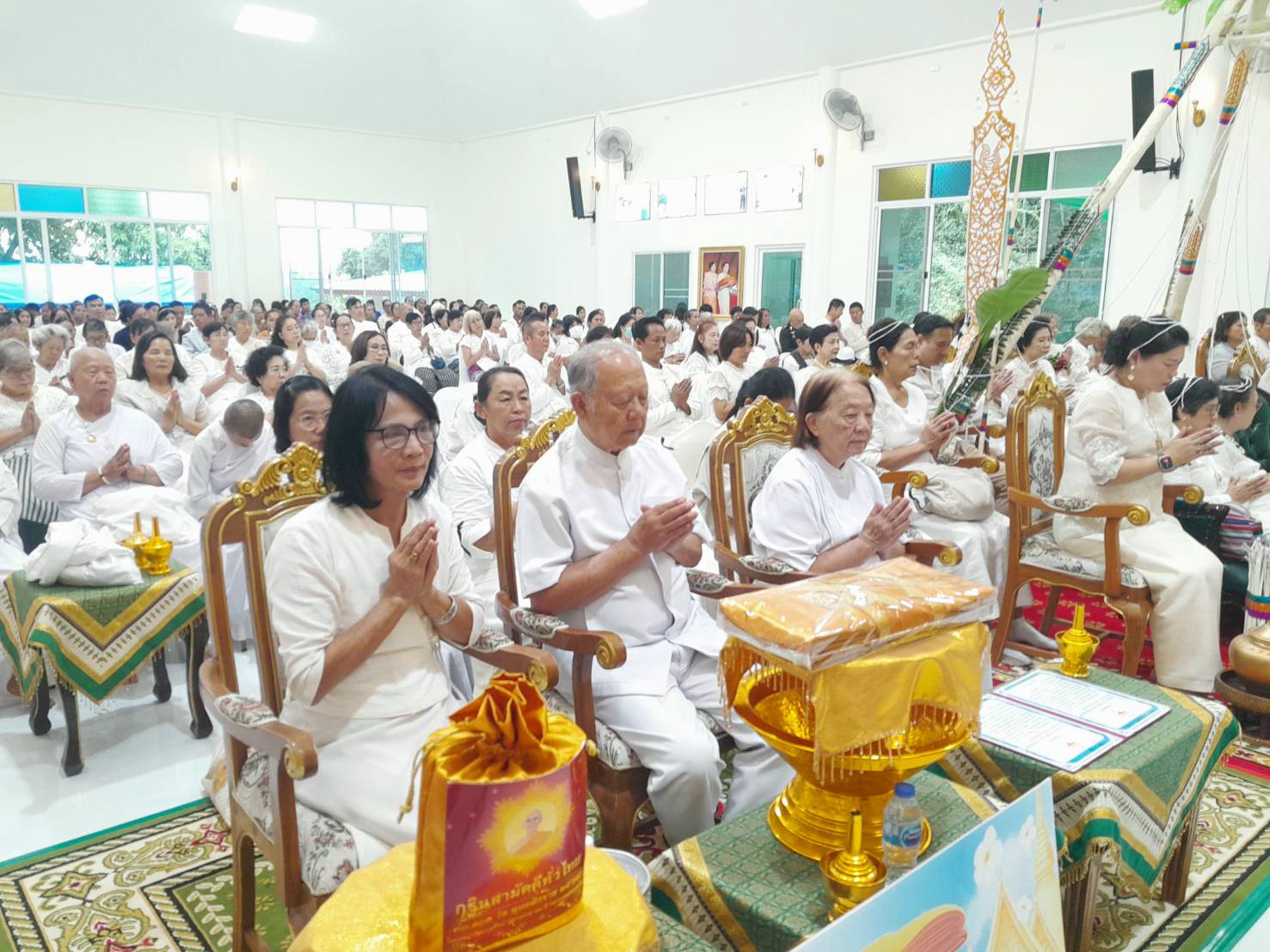 ภาพร่วมพิธีกรรมวัดปัญญาวุธาราม