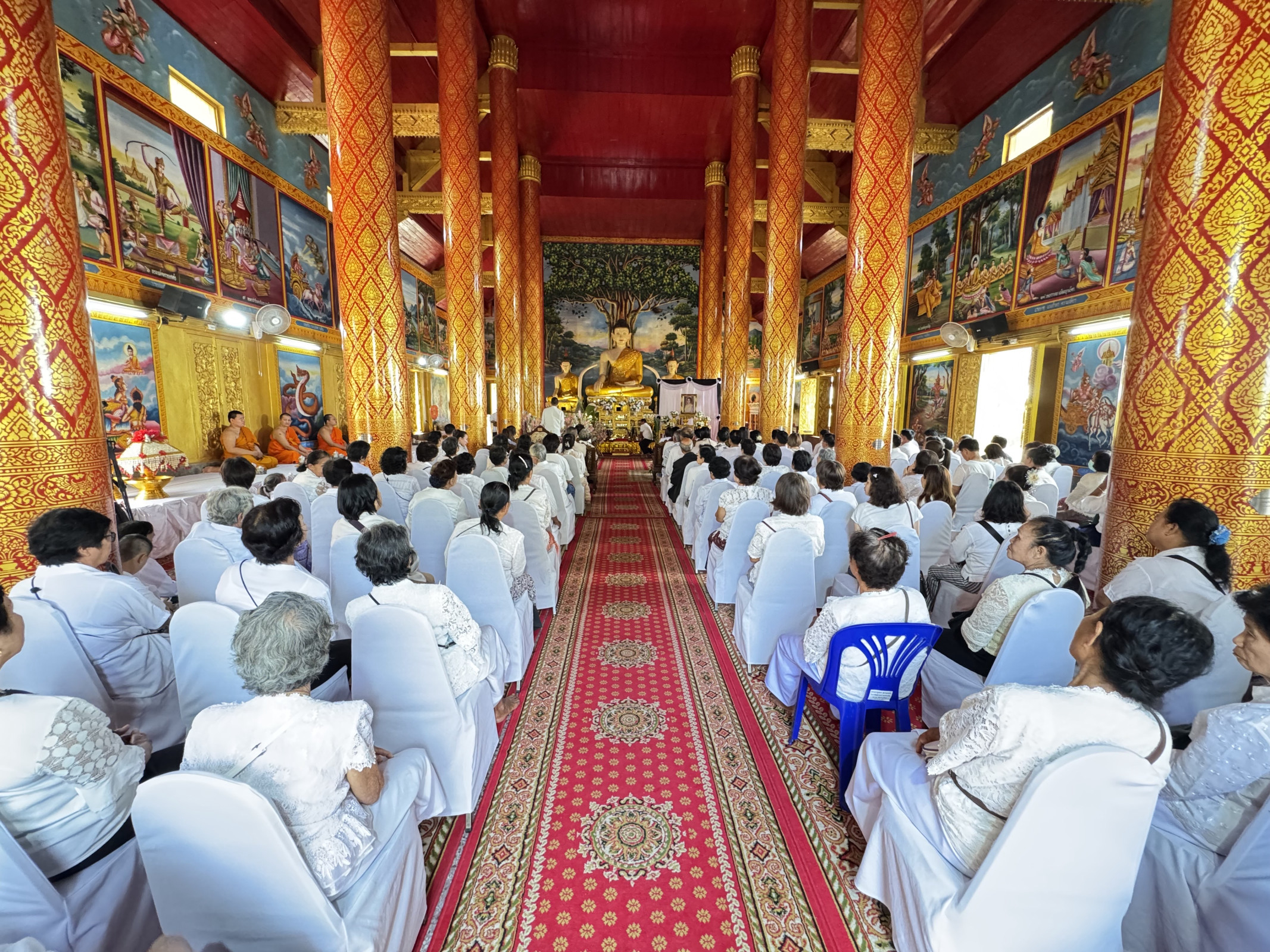 ภาพร่วมพิธีกรรมวัดบ้านใหม่