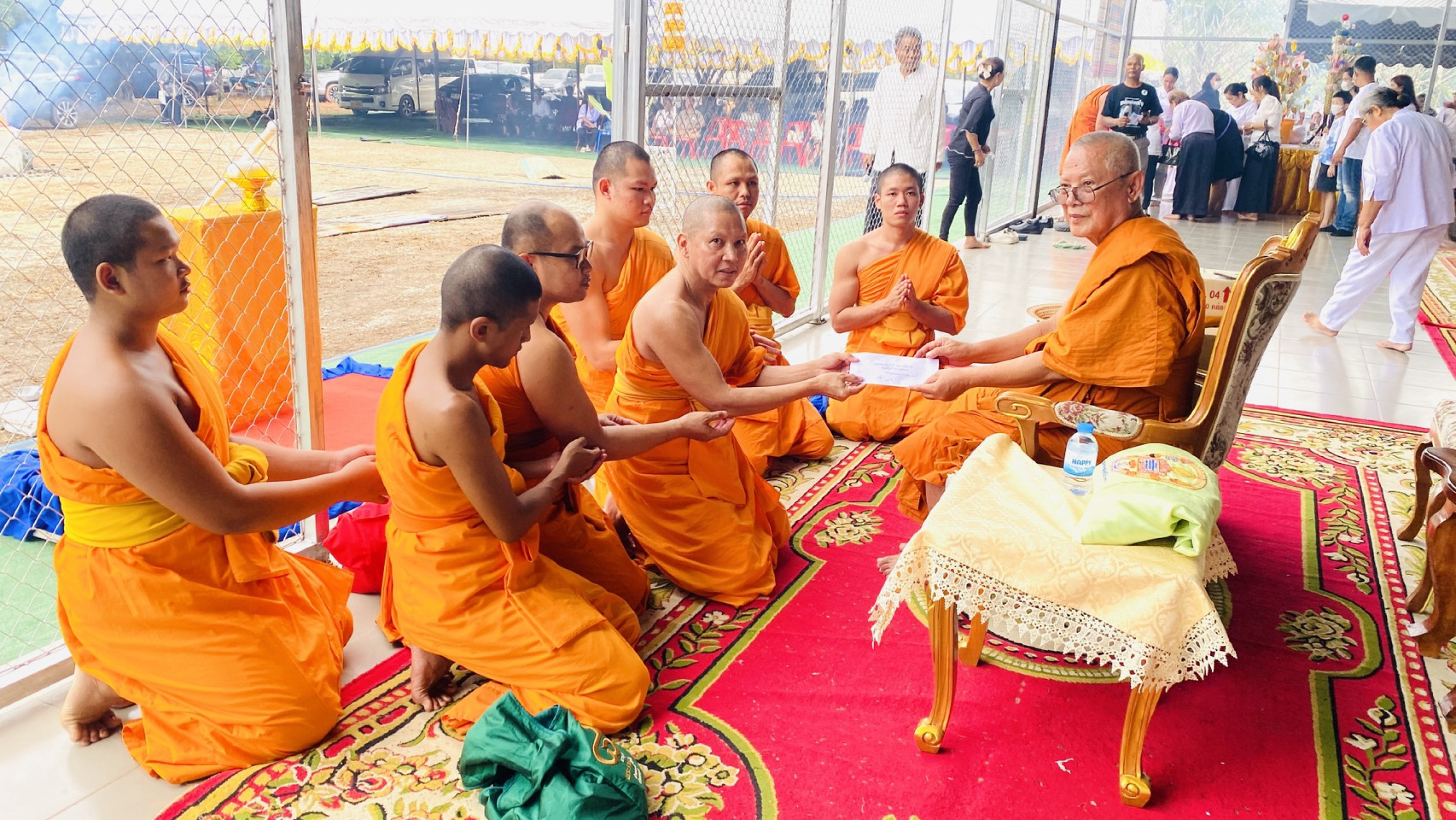 ภาพร่วมพิธีกรรมศูนย์ปฏิบัติธรรมพุทธมณฑลจังหวัดอุทัยธานี