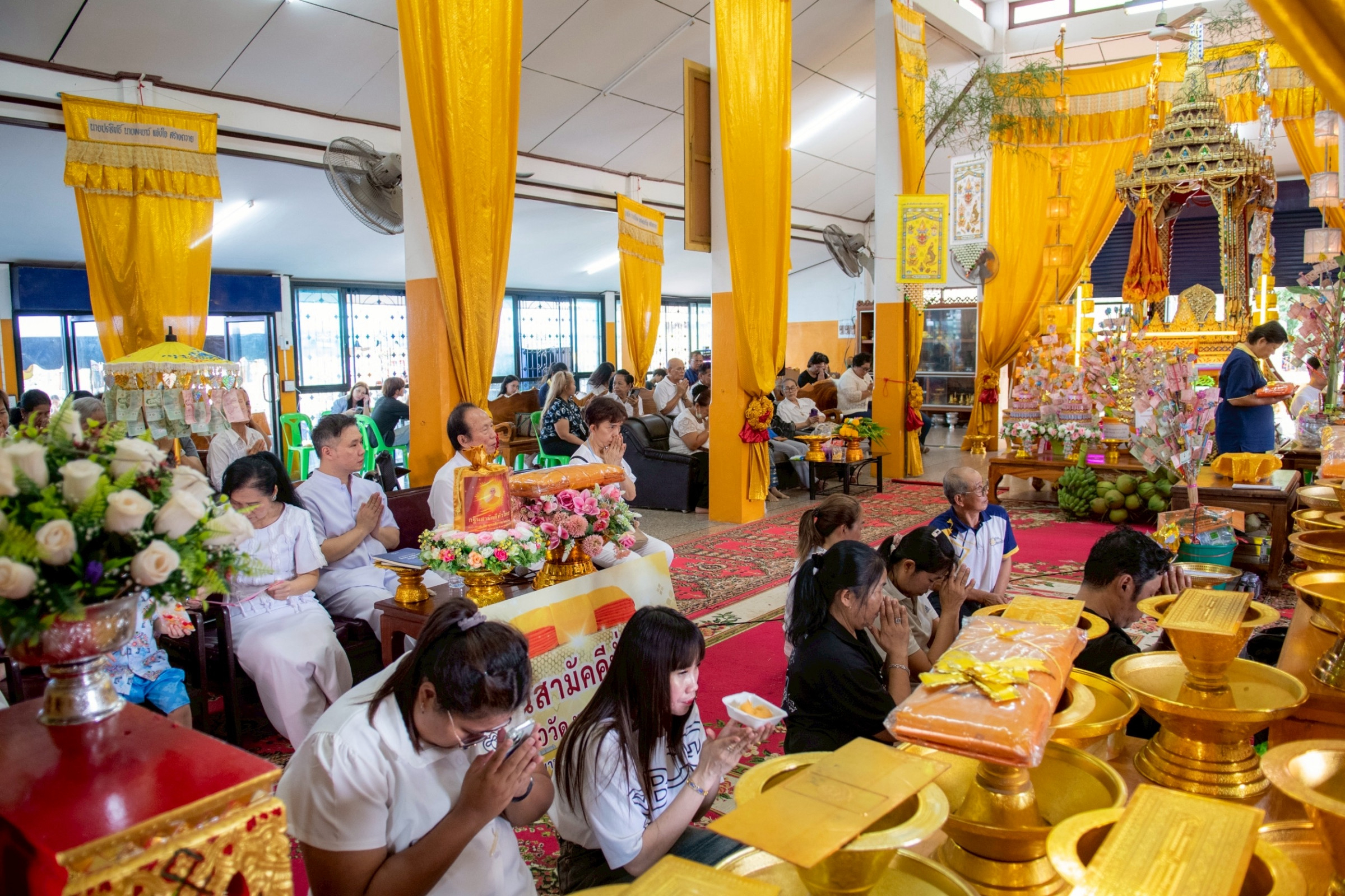 ภาพร่วมพิธีกรรมวัดโตนด