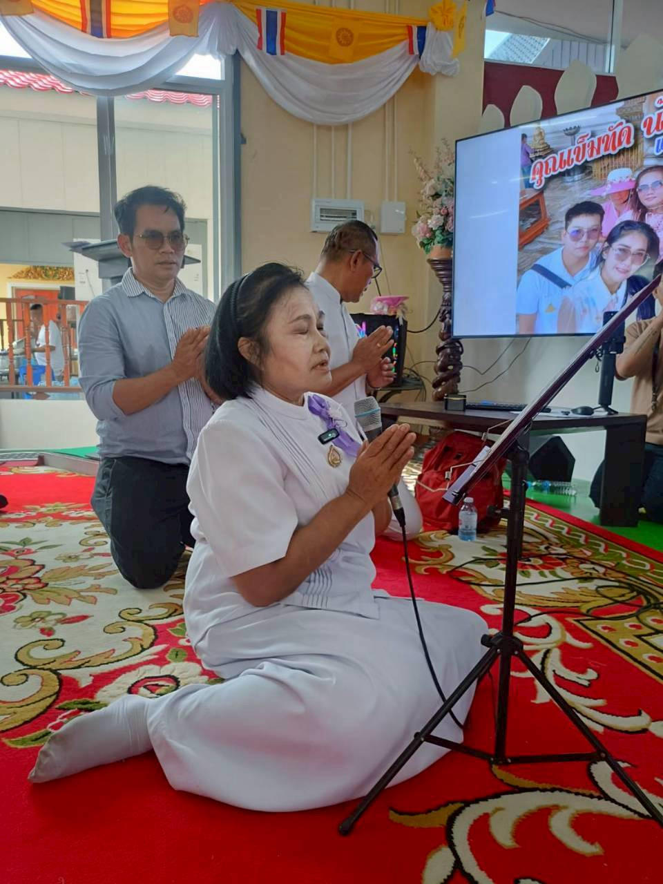 ภาพกล่าวคำถวายกฐินวัดกระทุ่มราย