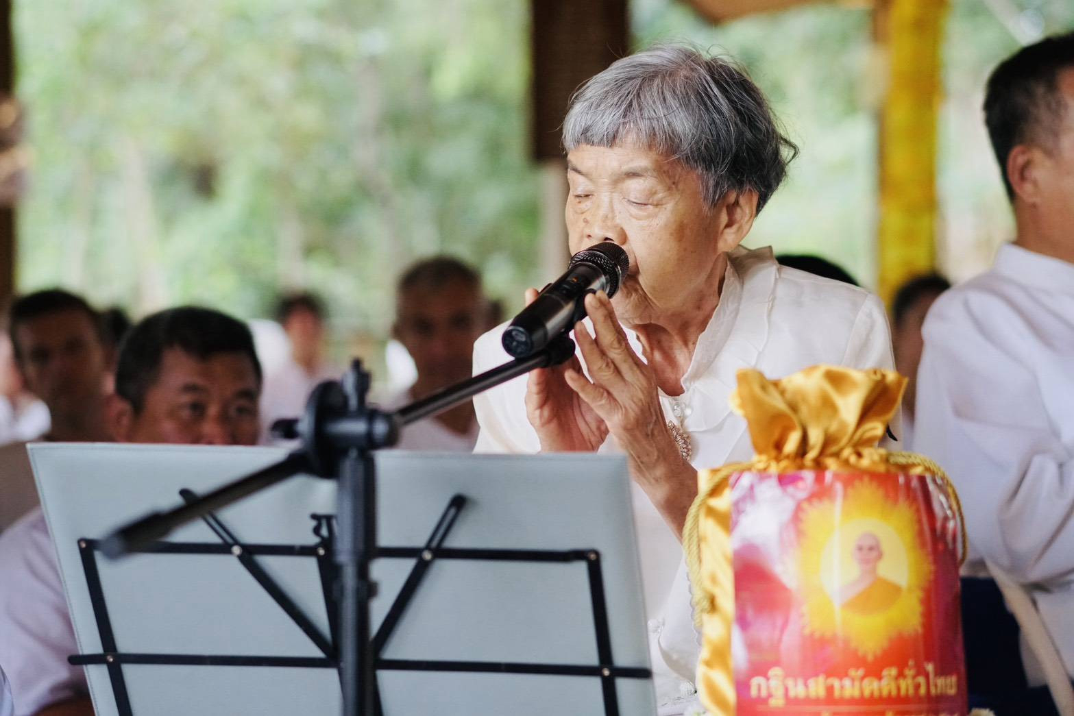 ภาพกล่าวคำถวายกฐินที่พักสงฆ์ม่อนอังเกตุ