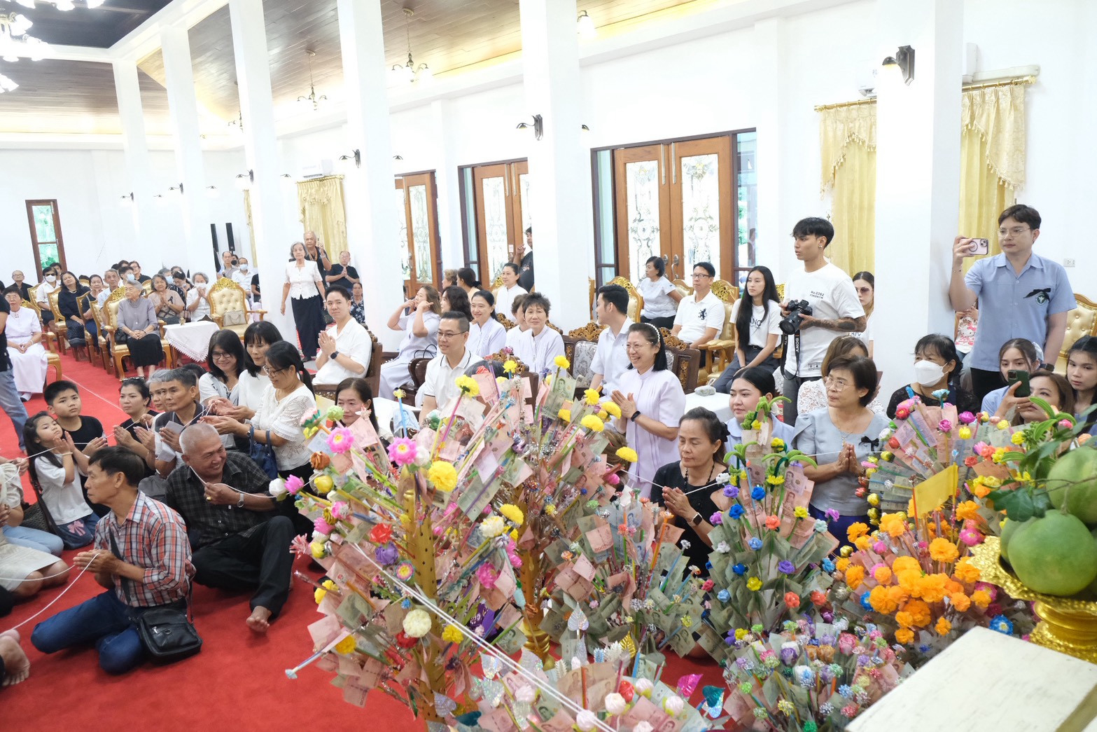 ภาพร่วมพิธีกรรมวัดท่าตำหนัก