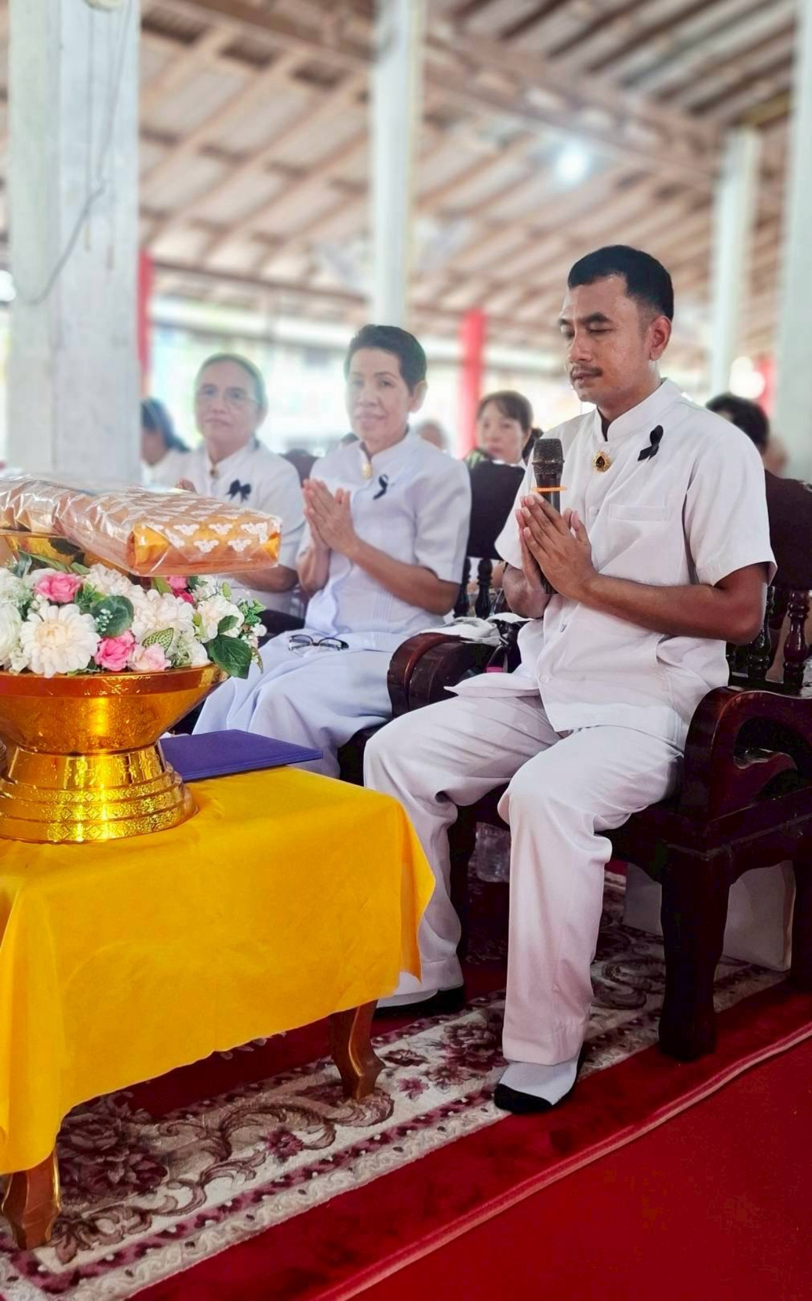 ภาพกล่าวคำถวายกฐินวัดควนเงิน