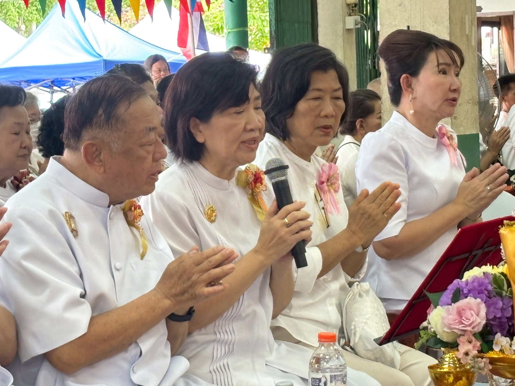 ภาพกล่าวคำถวายกฐินวัดอัมพวา