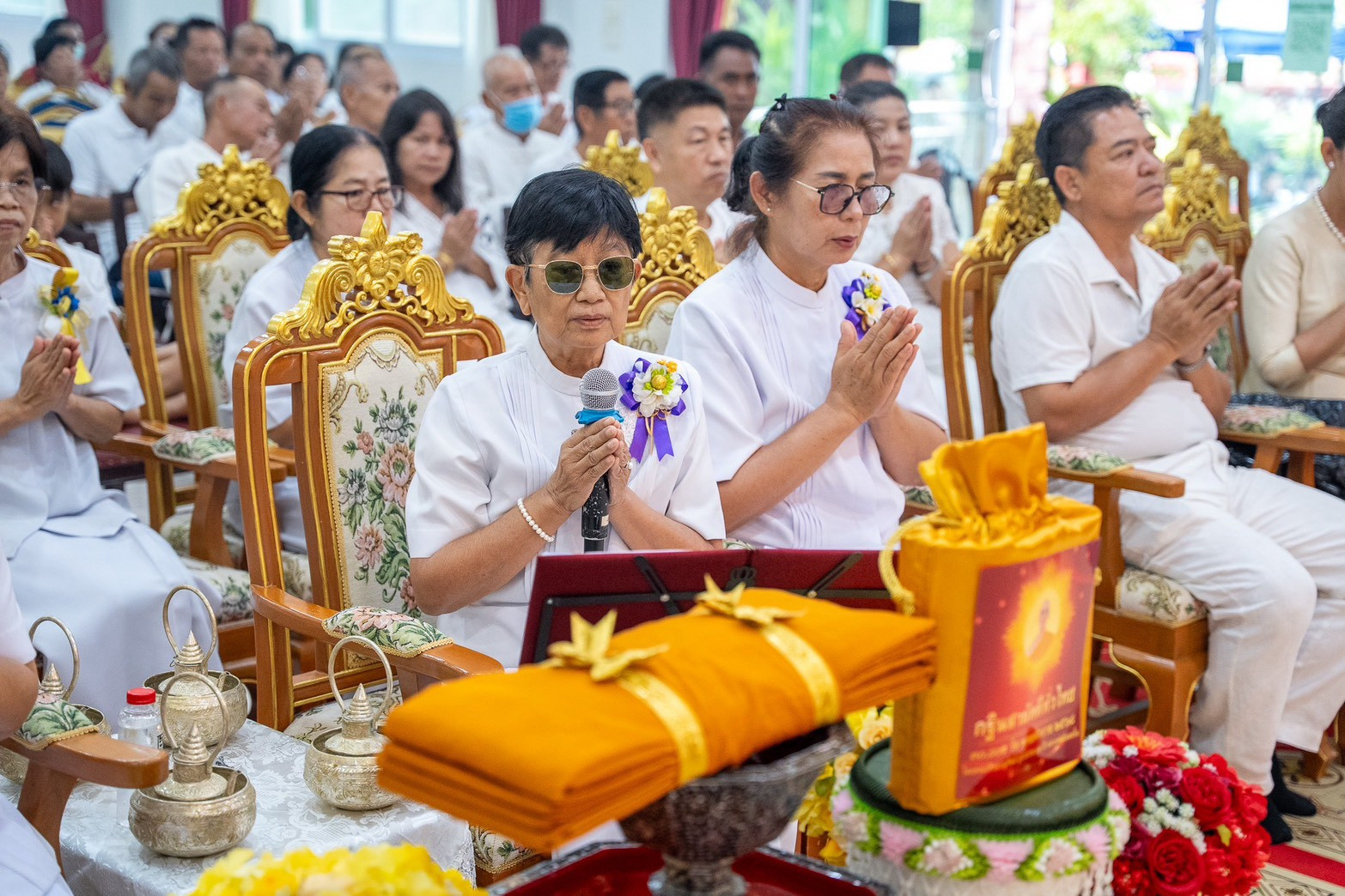 ภาพกล่าวคำถวายกฐินวัดแม่หาด