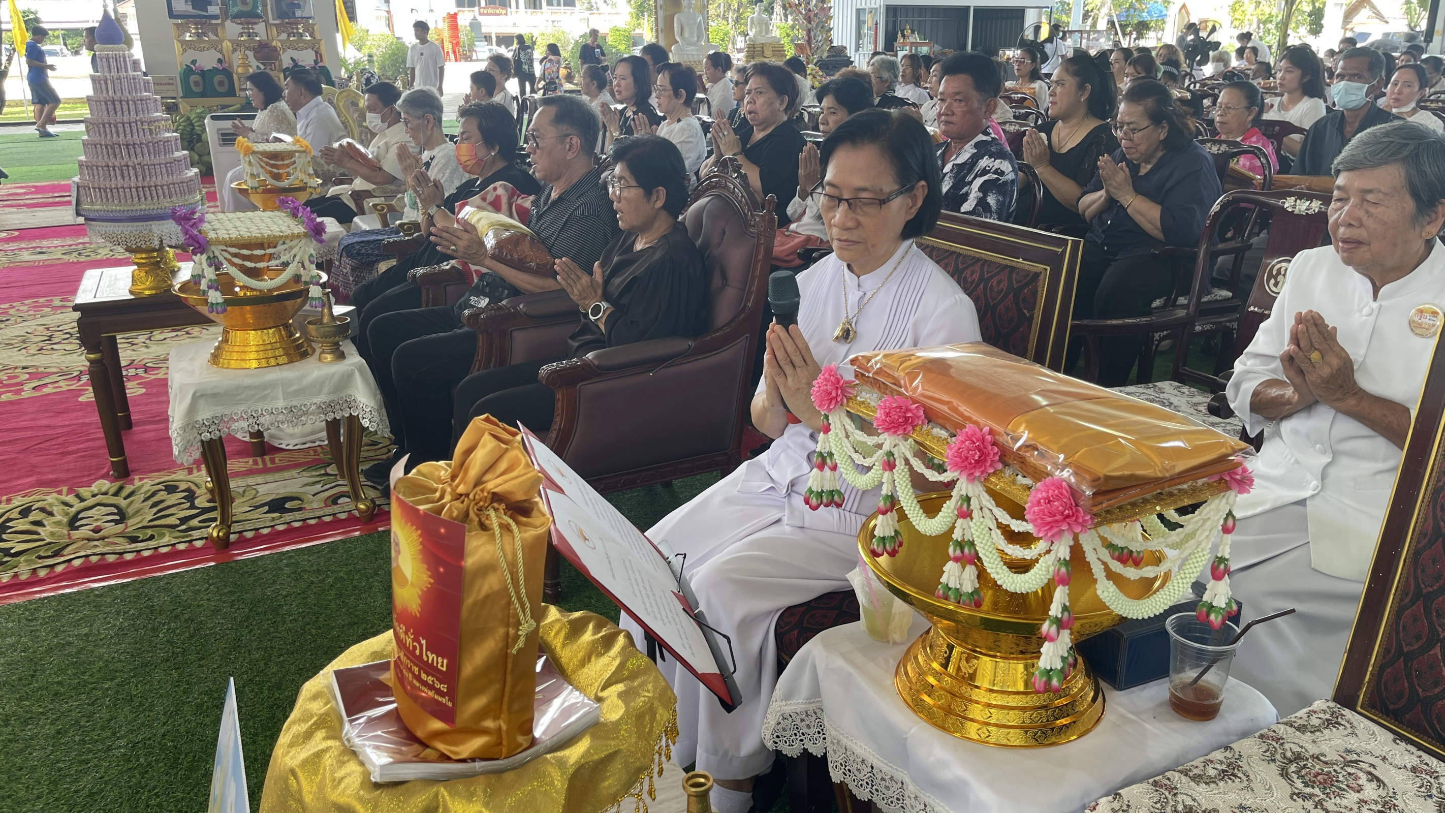 ภาพกล่าวคำถวายกฐินวัดจันทร์