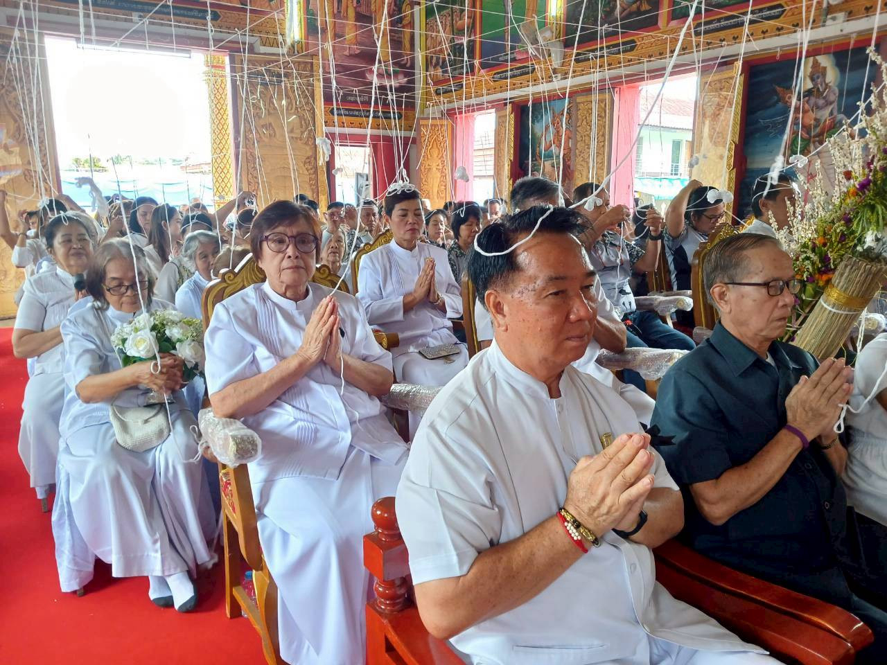 ภาพร่วมพิธีกรรมวัดเชียงยืน