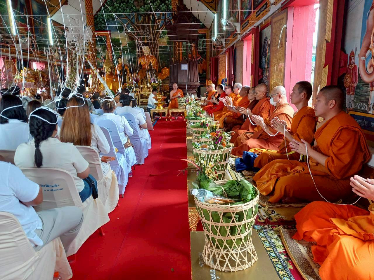 ภาพร่วมพิธีกรรมวัดเชียงยืน