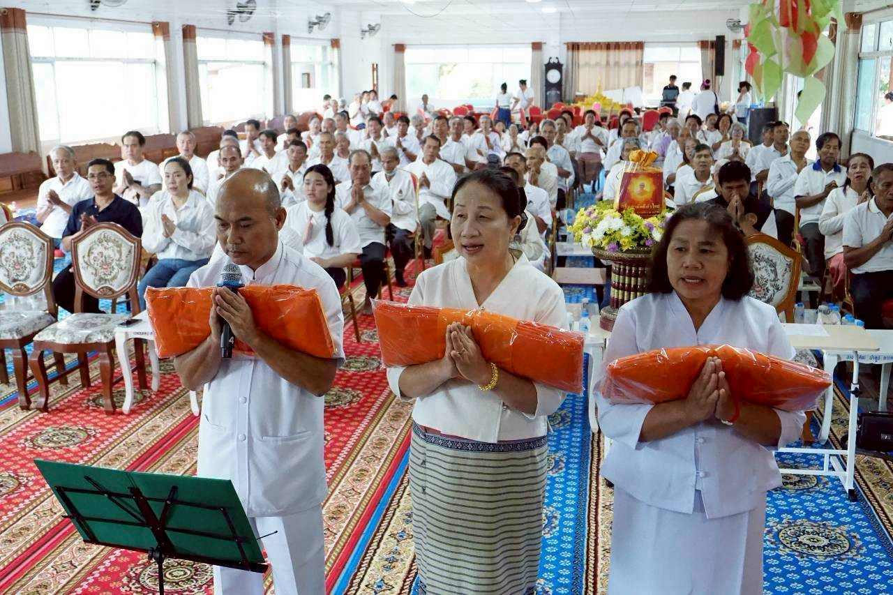 ภาพกล่าวคำถวายกฐินวัดศรีบุญเรือง
