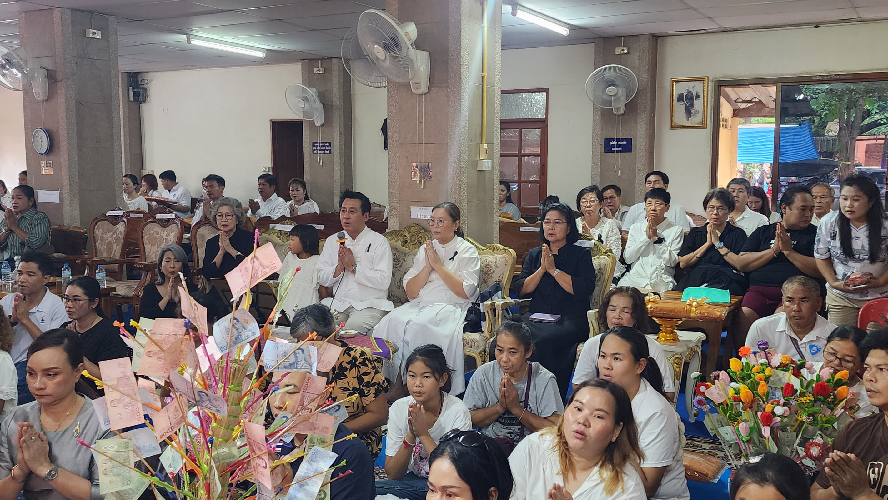 ภาพกล่าวคำถวายกฐินวัดตนุ