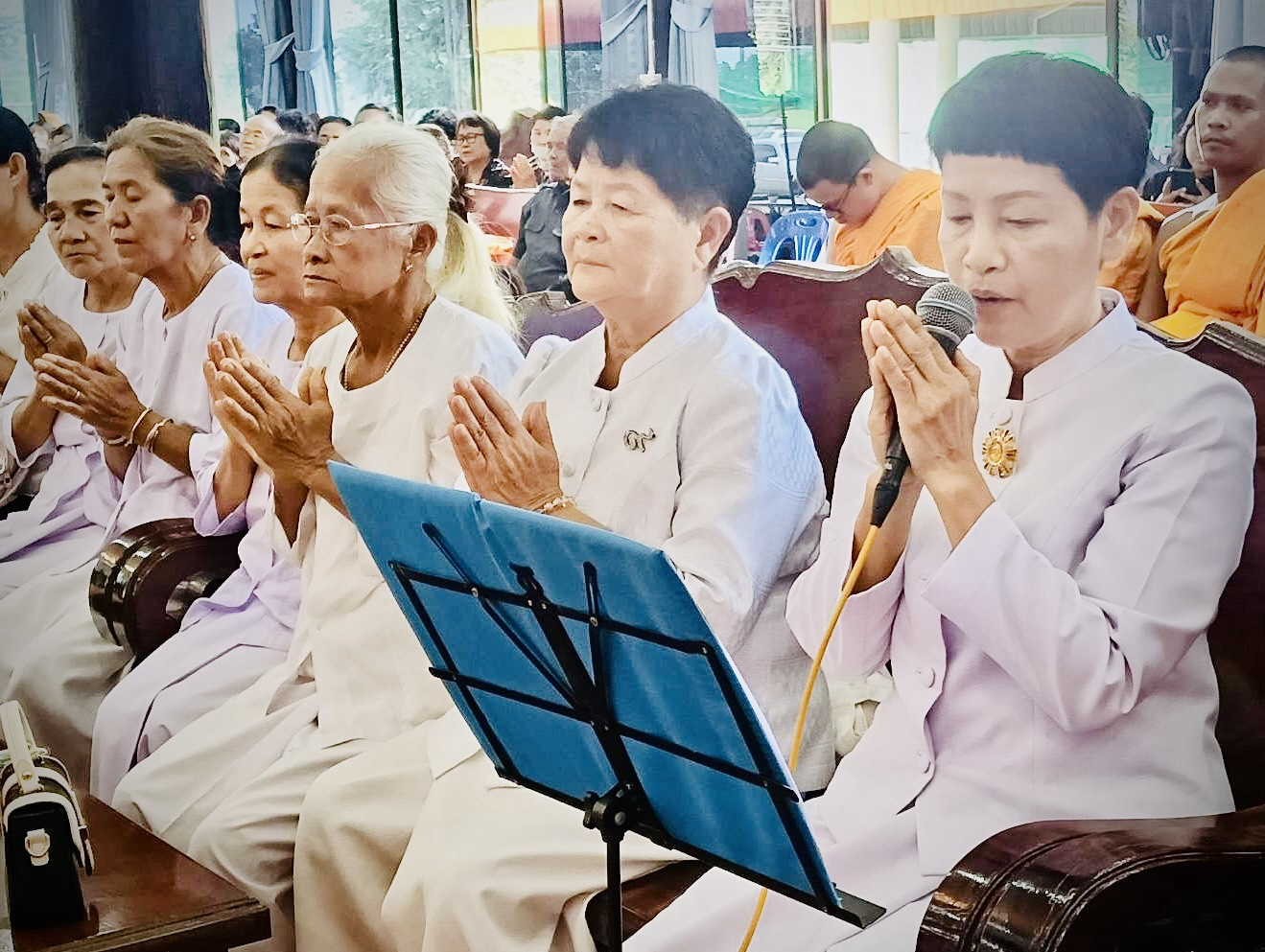 ภาพกล่าวคำถวายกฐินวัดชัฎใหญ่