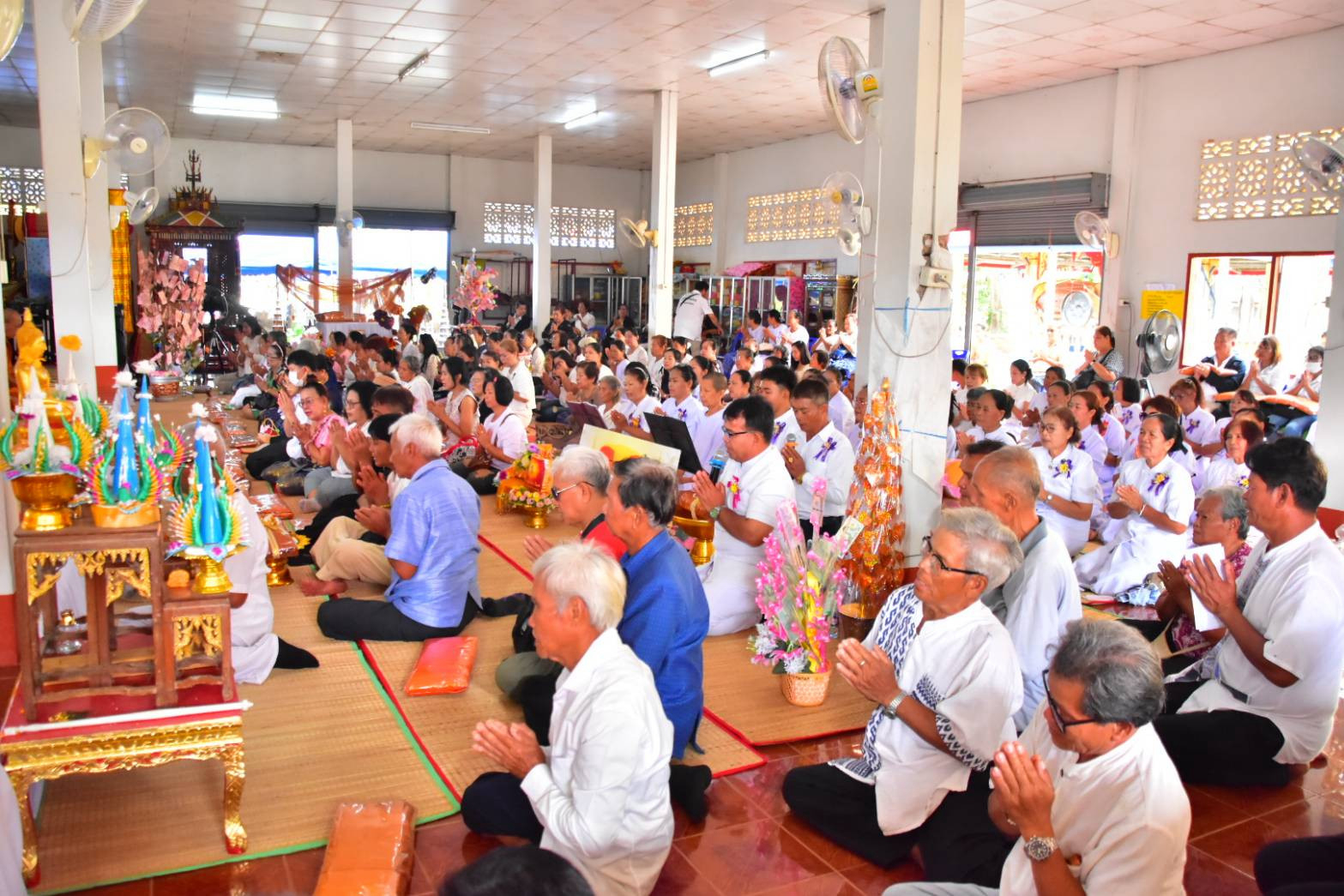 ภาพร่วมพิธีกรรมวัดเวฬุวัน