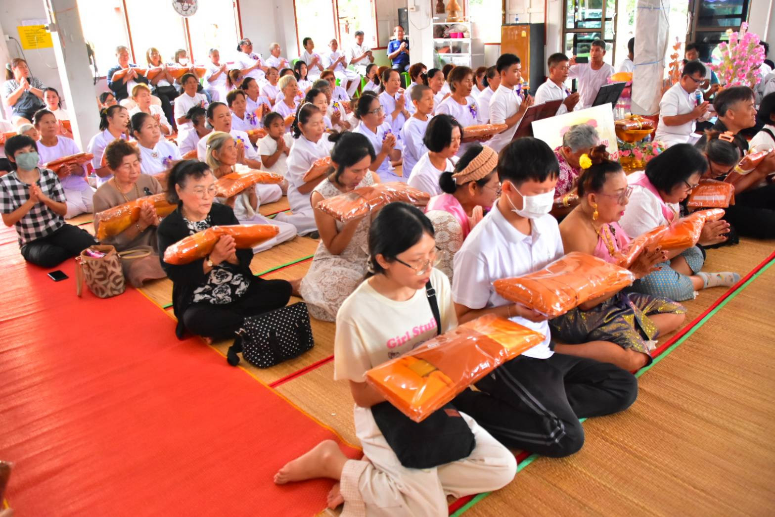 ภาพร่วมพิธีกรรมวัดเวฬุวัน