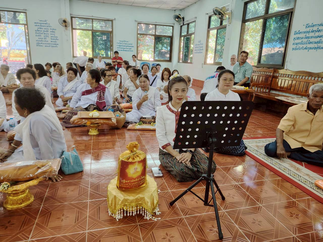 ภาพกล่าวคำถวายกฐินวัดบ้านโนนหัวเขื่อน