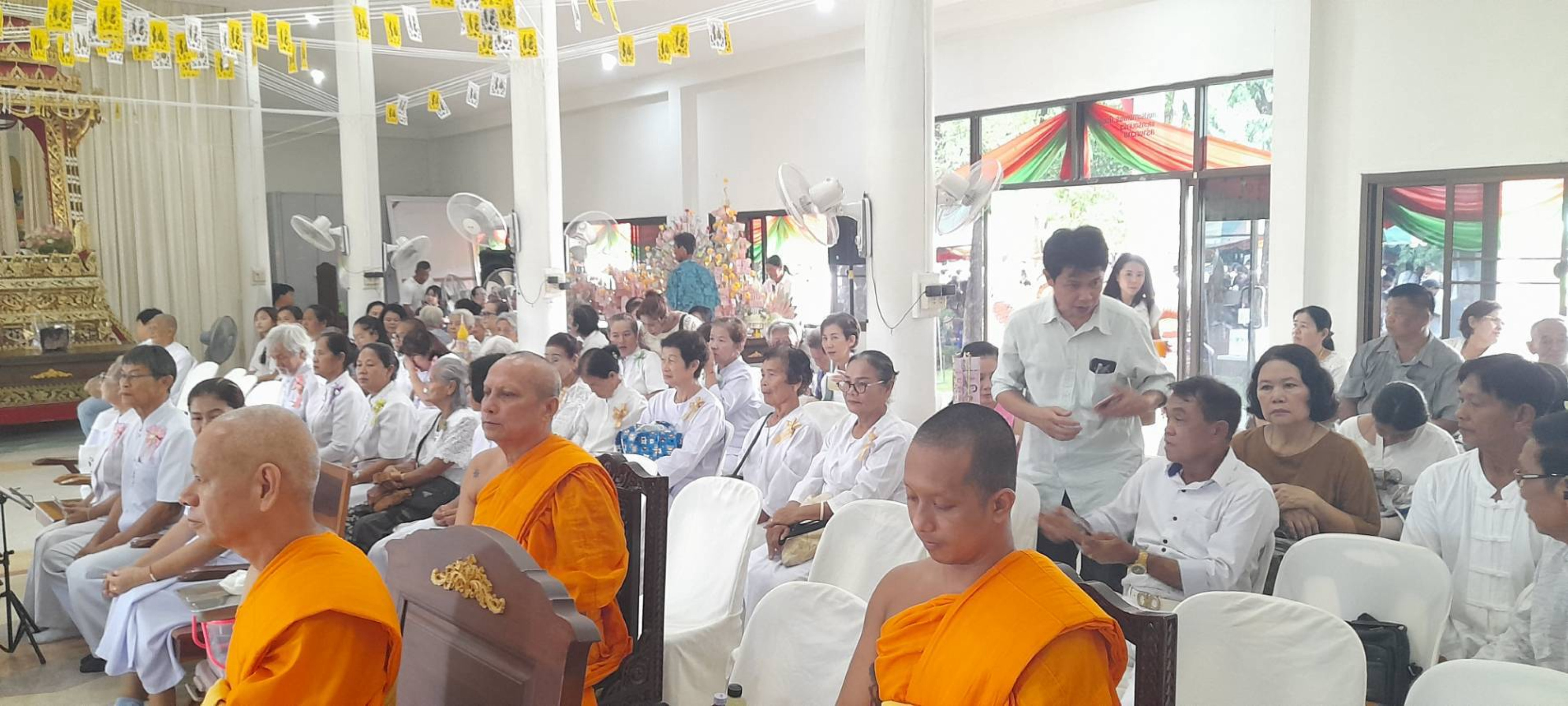 ภาพร่วมพิธีกรรมวัดศรีชัยวัฒนาราม