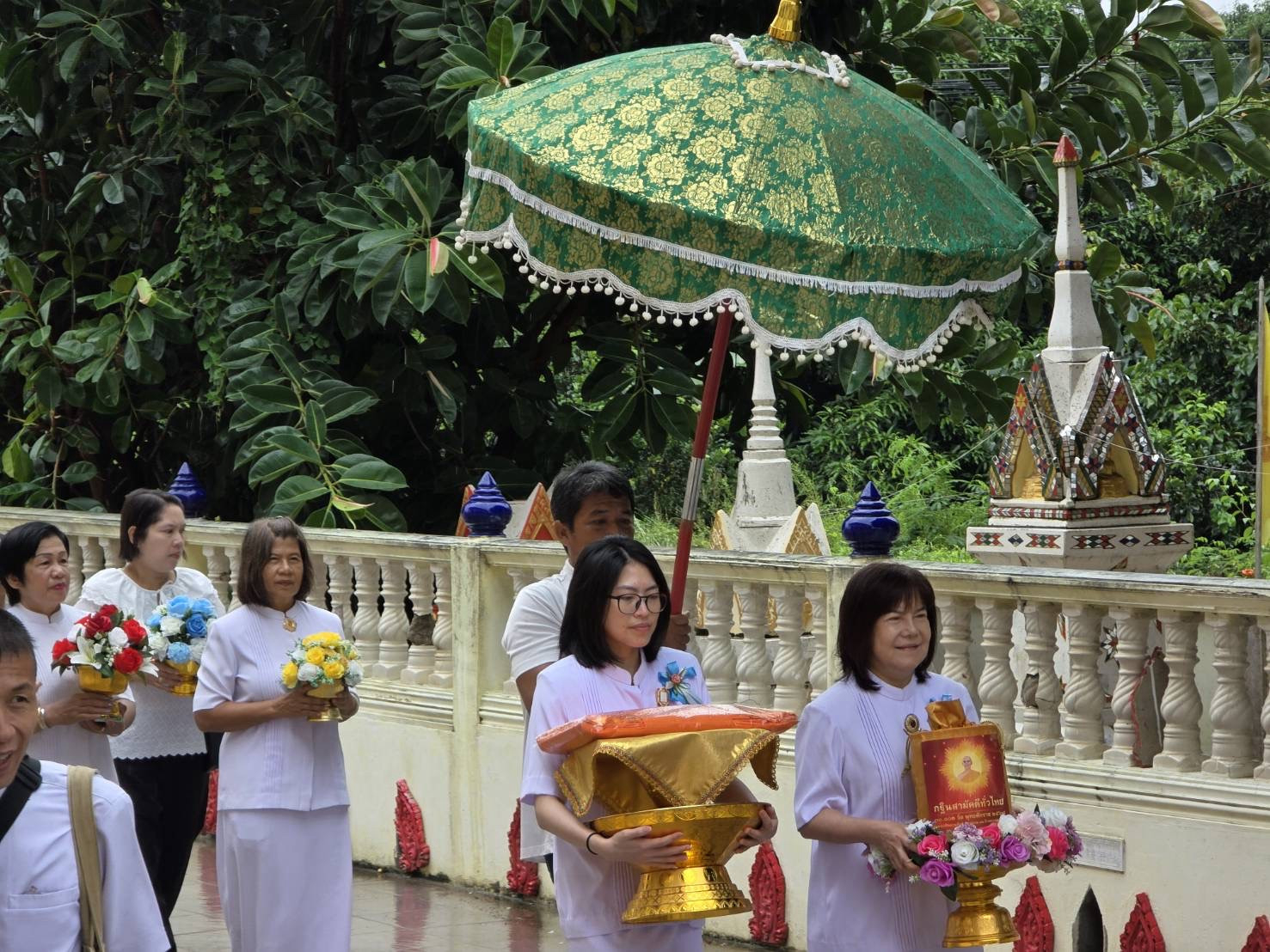 ภาพร่วมพิธีกรรมวัดใหม่วงเดือน