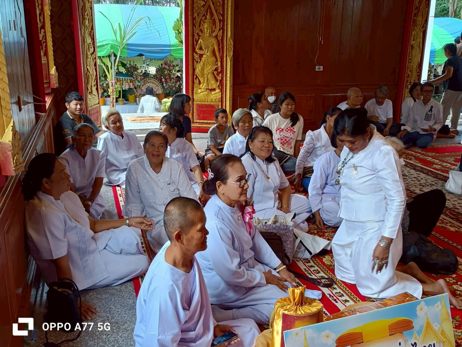 ภาพร่วมพิธีกรรมวัดป่าพุบอน