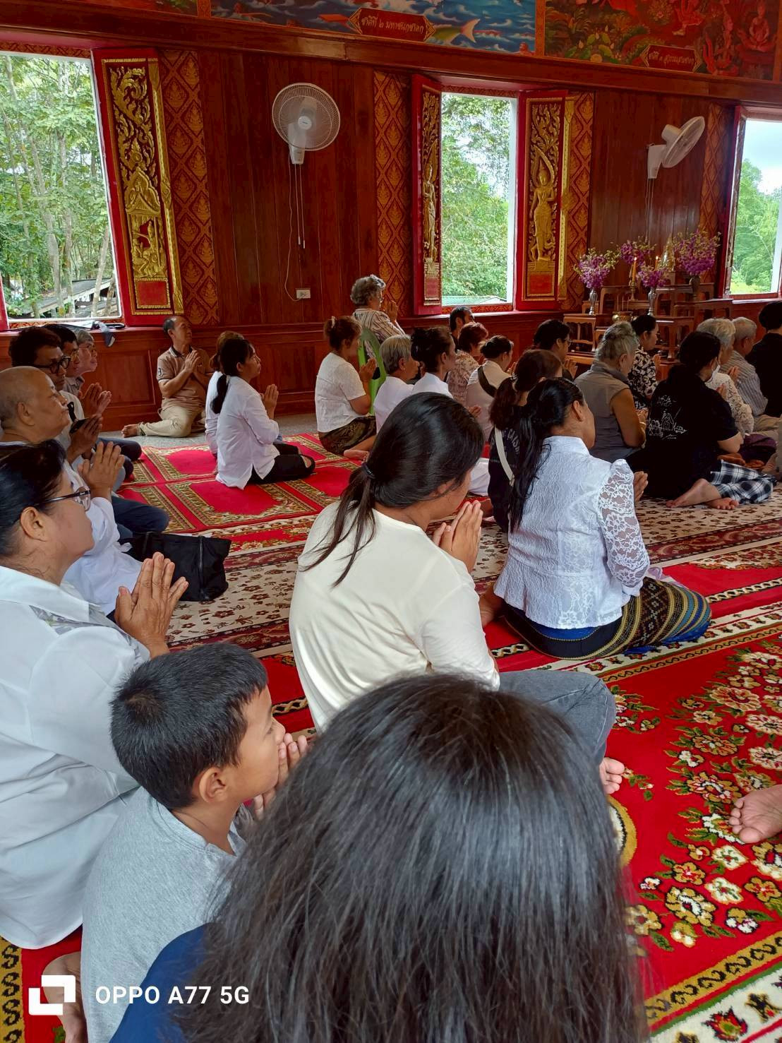 ภาพร่วมพิธีกรรมวัดป่าพุบอน