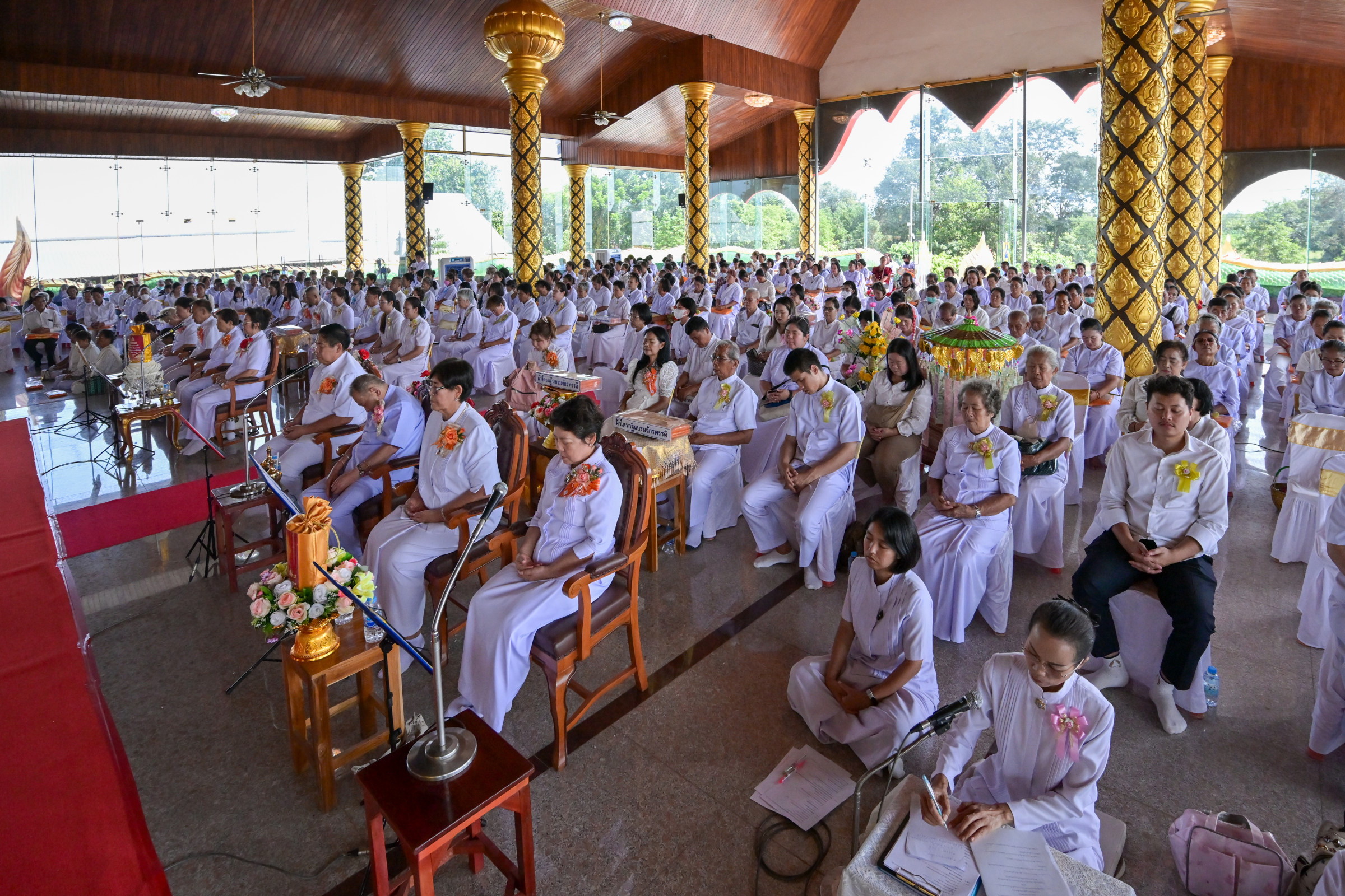 ภาพร่วมพิธีกรรมธุดงคสถานอุบลราชธานี