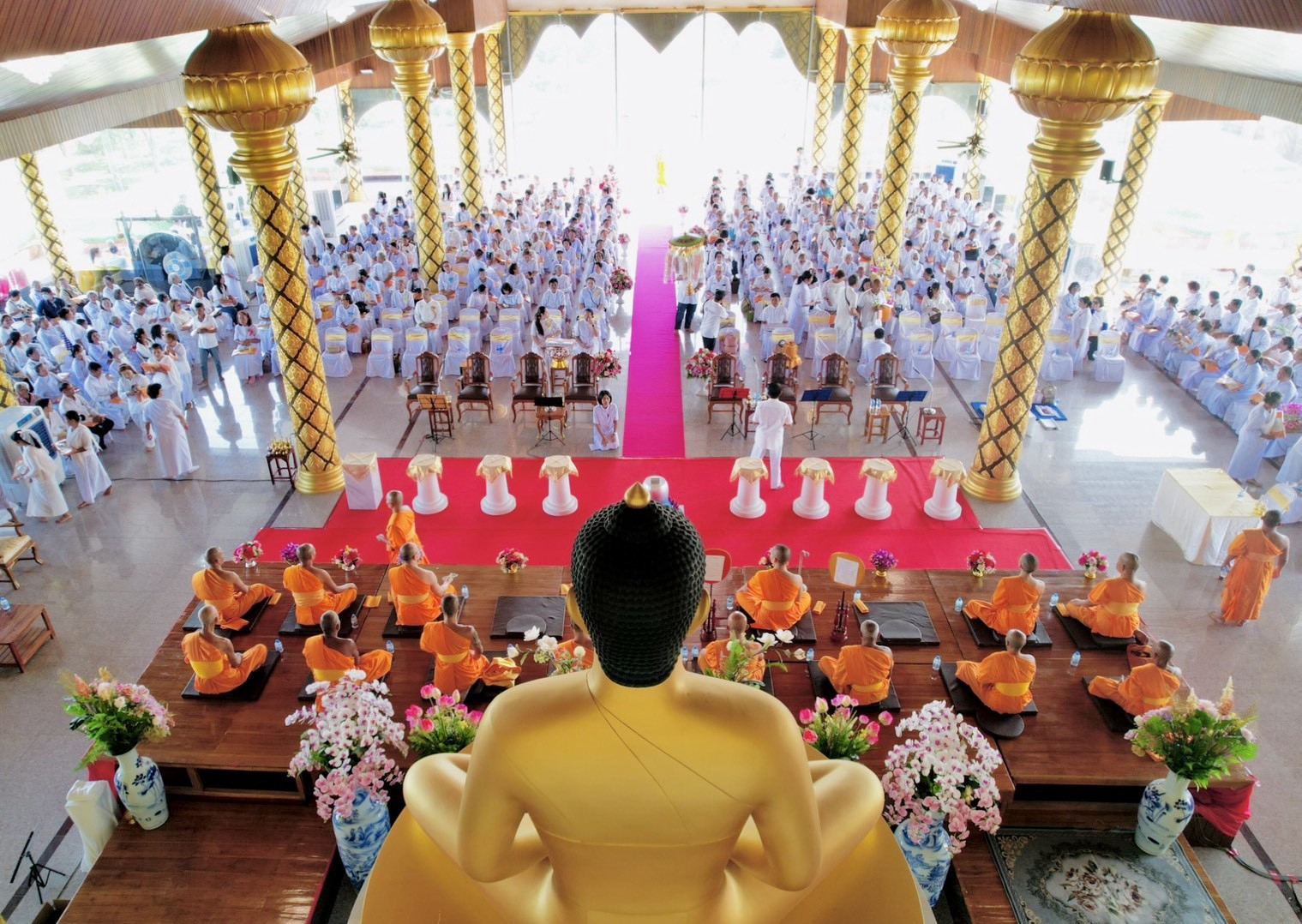 ภาพร่วมพิธีกรรมธุดงคสถานอุบลราชธานี