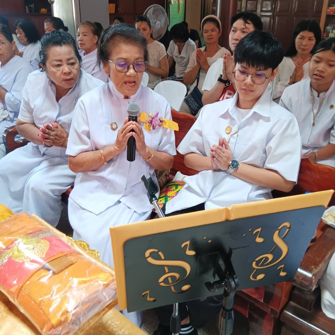 ภาพกล่าวคำถวายกฐินวัดสระพัง