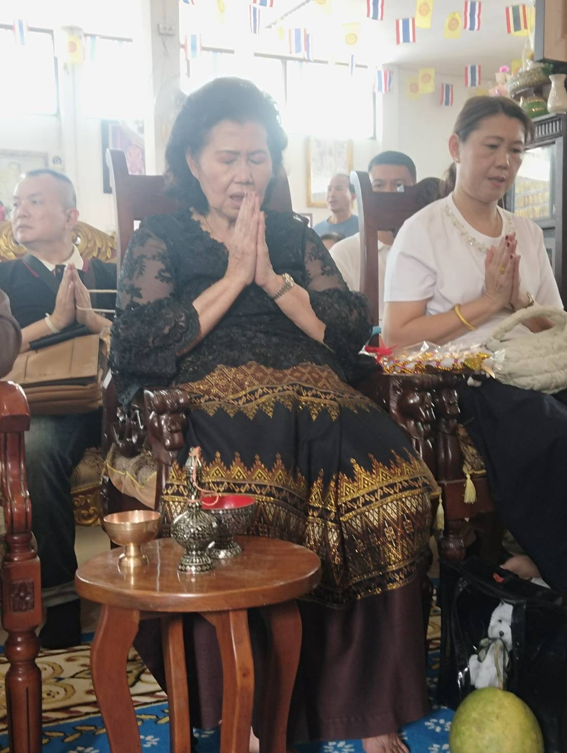 ภาพกล่าวคำถวายกฐินวัดคลองขนอน