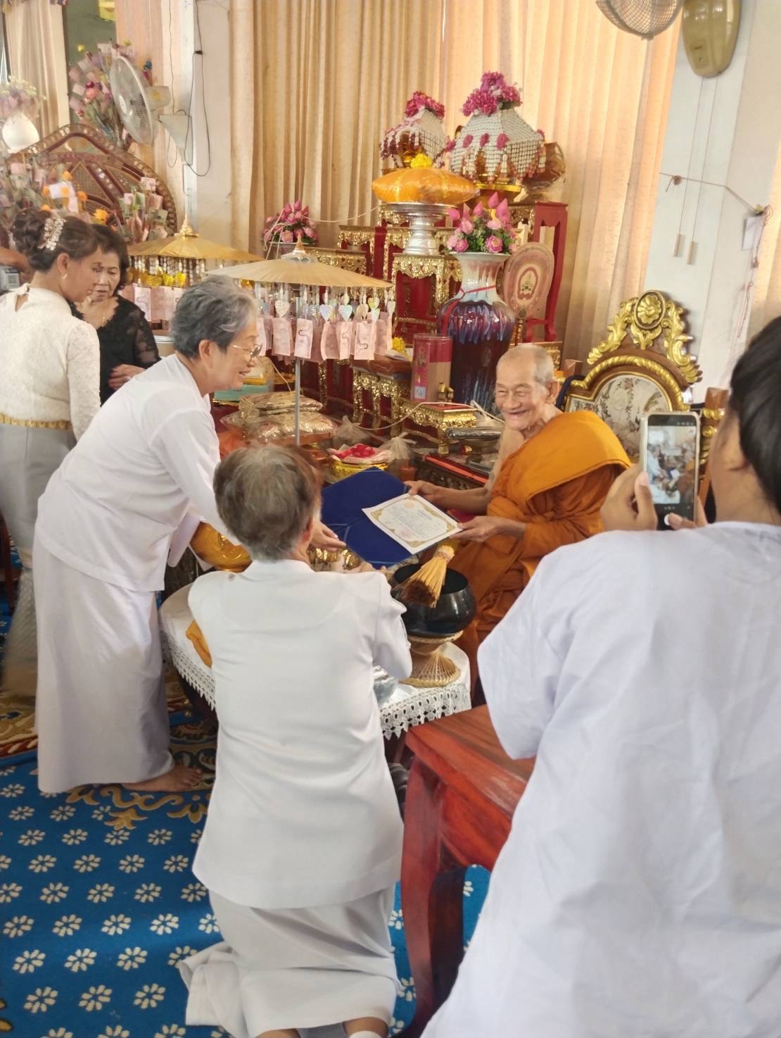 ภาพร่วมพิธีกรรมวัดคลองขนอน