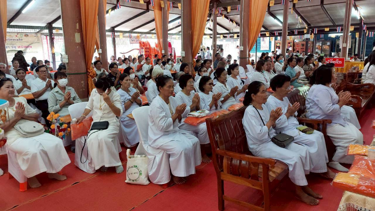 ภาพร่วมพิธีกรรมวัดใหม่รัตนเจดีย์