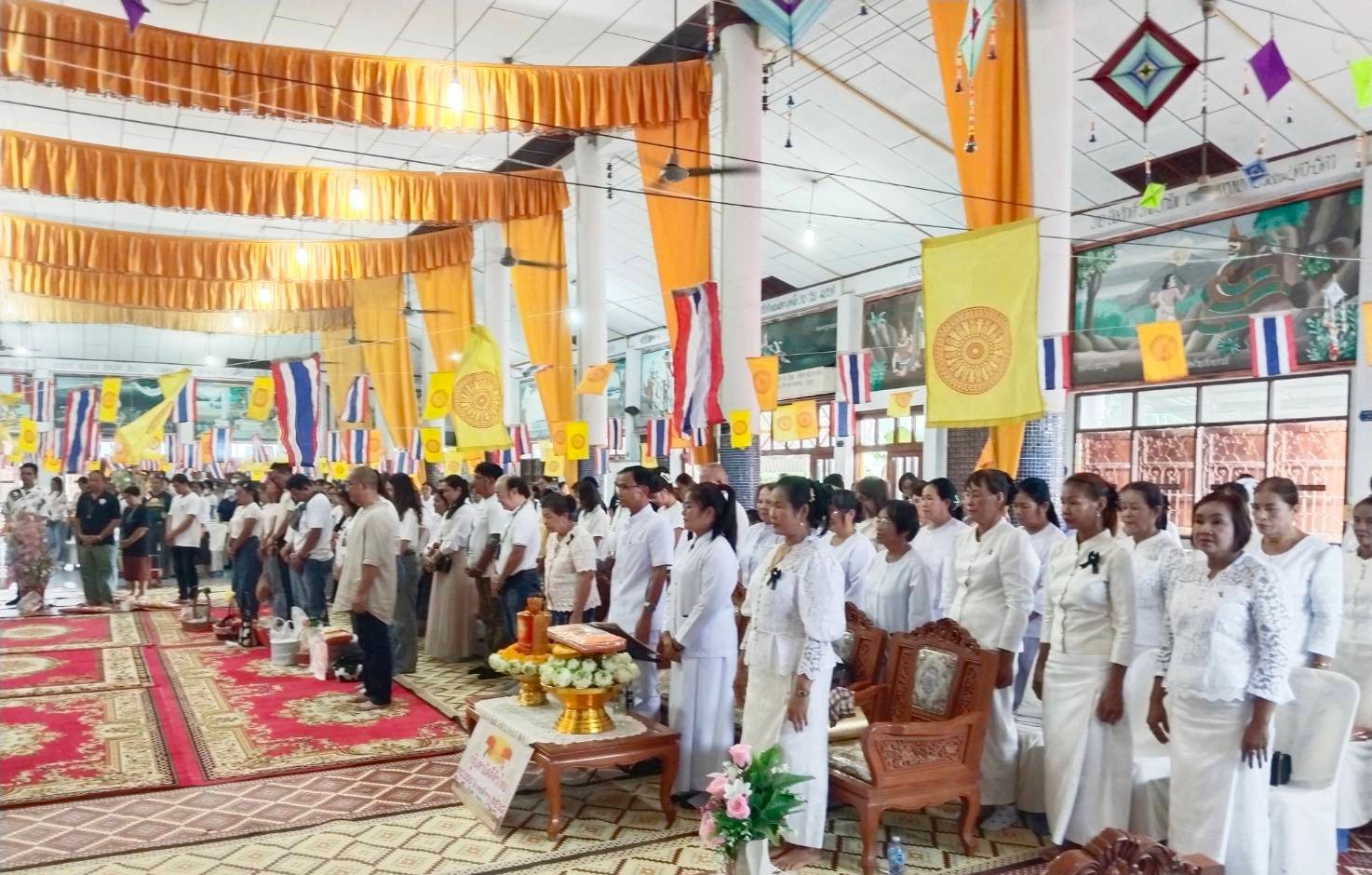 ภาพร่วมพิธีกรรมวัดโพธิ์ศรีสำพันตา