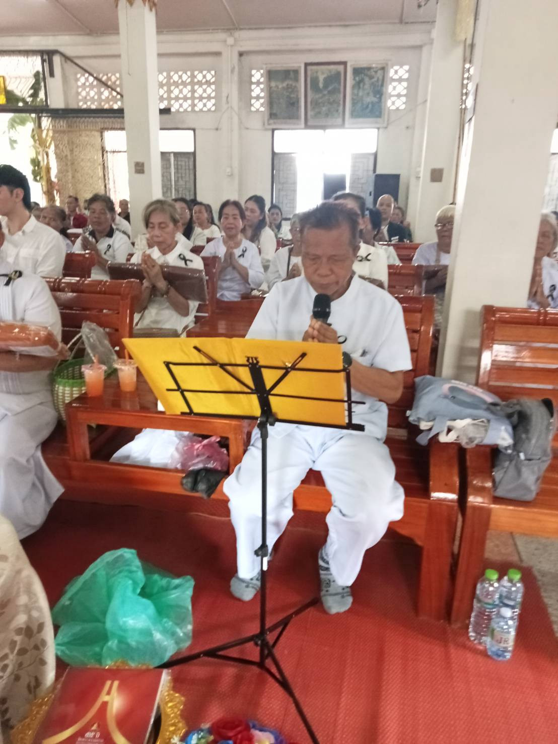 ภาพกล่าวคำถวายกฐินวัดแปลงประดู่