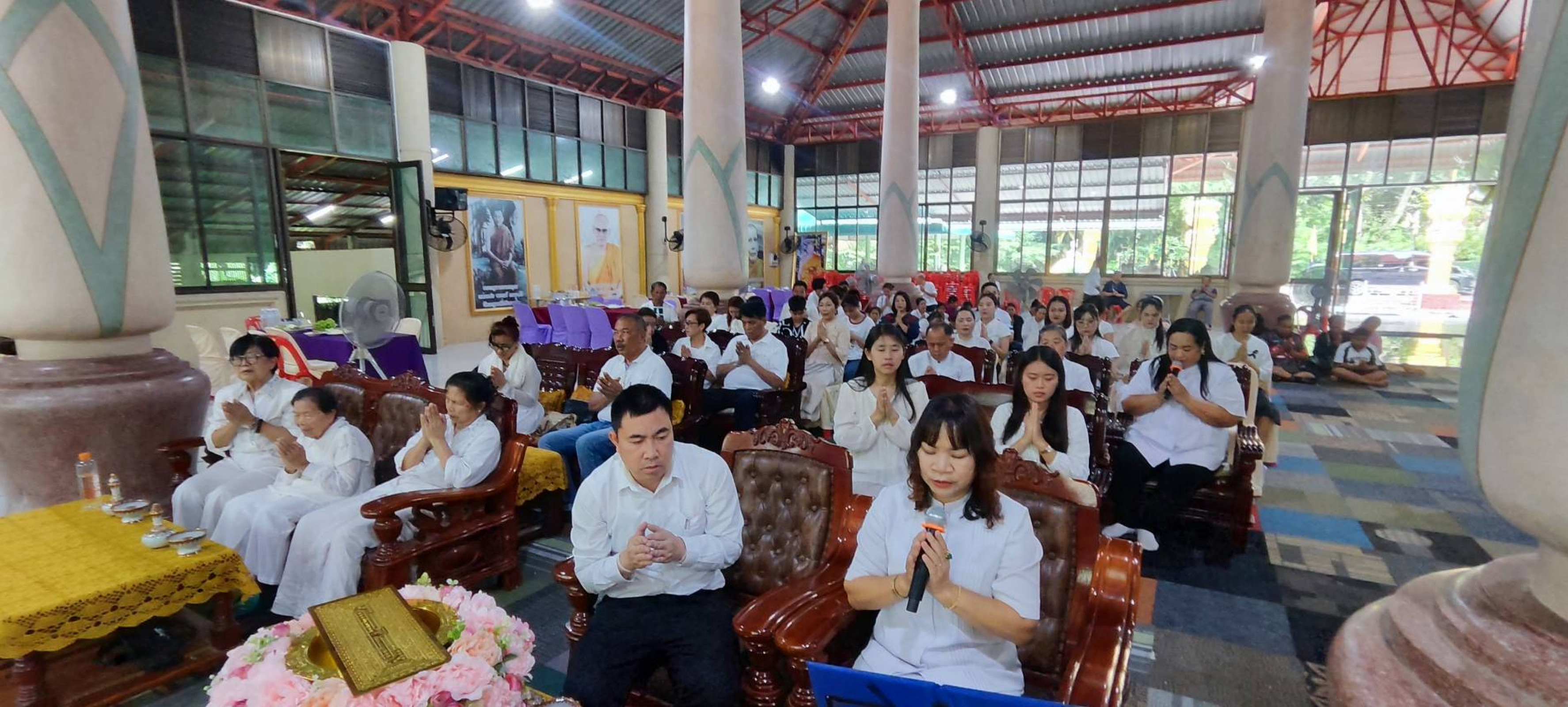 ภาพกล่าวคำถวายกฐินวัดปางผึ้ง