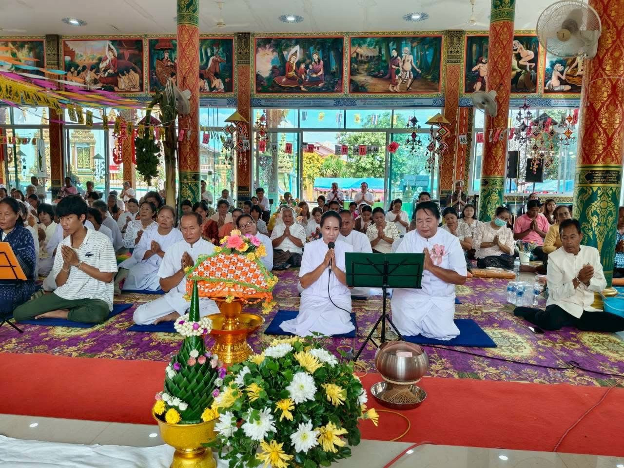 ภาพกล่าวคำถวายกฐินวัดโคกสว่าง