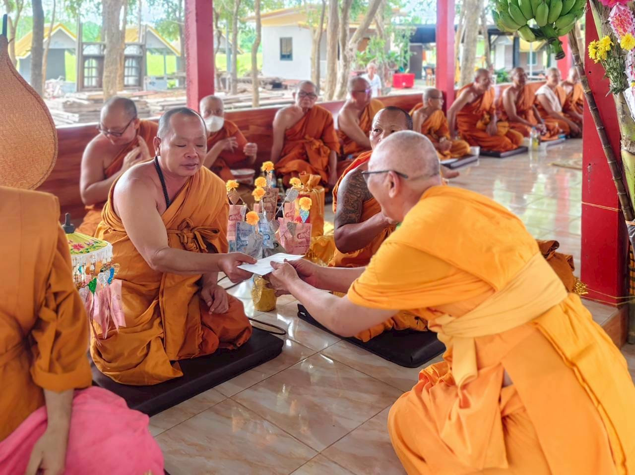 ภาพร่วมพิธีกรรมวัดโพธิการาม