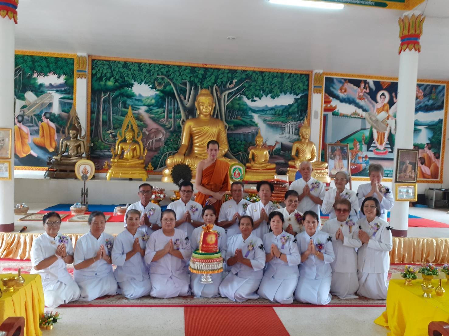 ภาพร่วมพิธีกรรมวัดโพนงาม