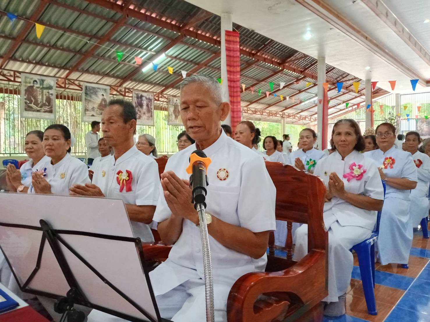 ภาพกล่าวคำถวายกฐินวัดป่าดอนธาตุ