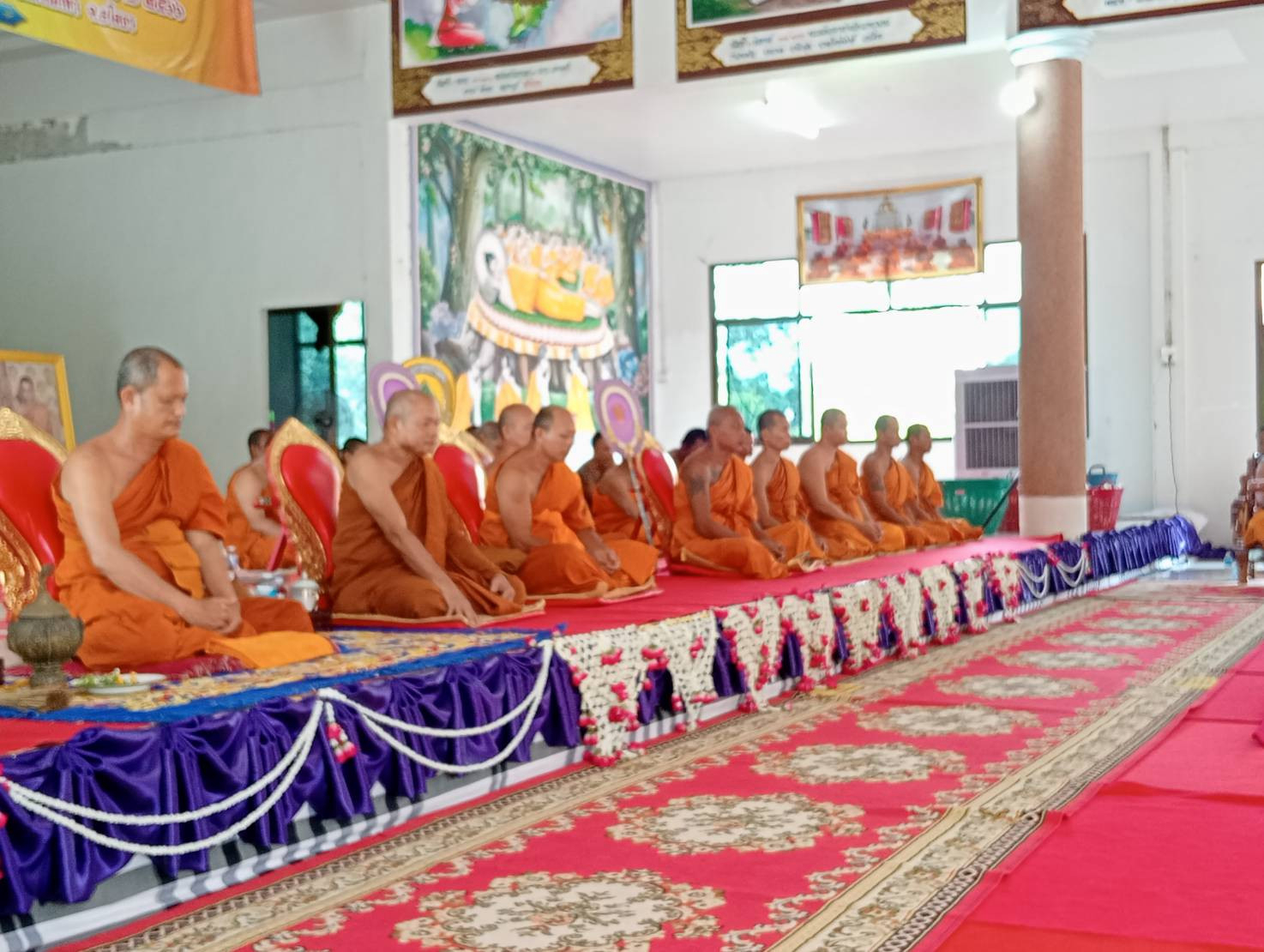 ภาพร่วมพิธีกรรมวัดเขมไชยาราม