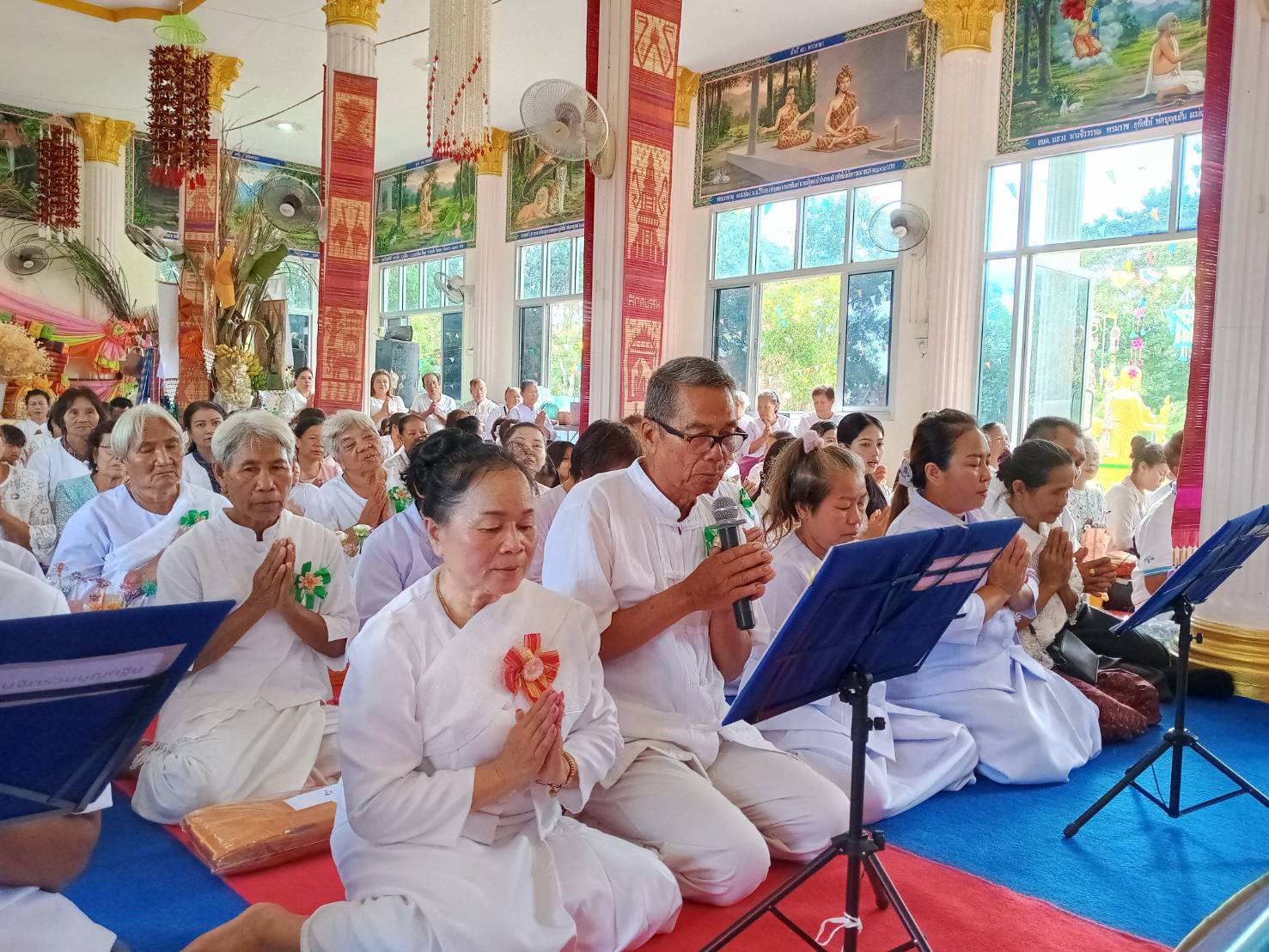 ภาพกล่าวคำถวายกฐินวัดจานน้อย