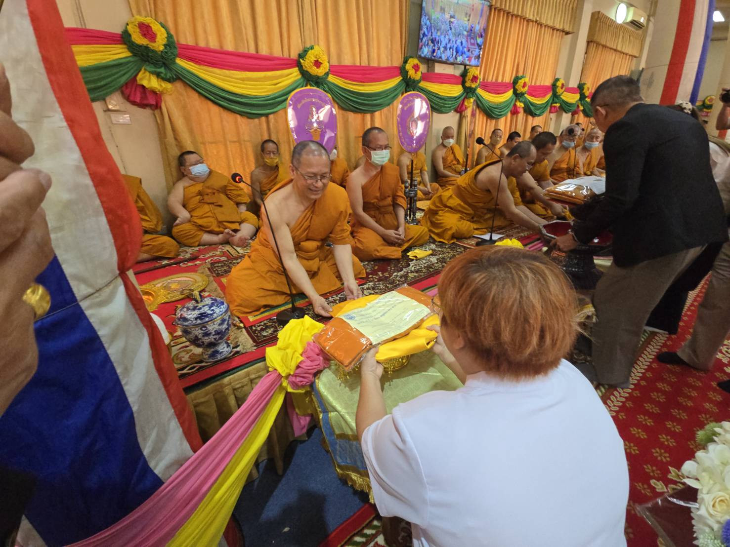 ภาพร่วมพิธีกรรมวัดศรีบุญเรือง