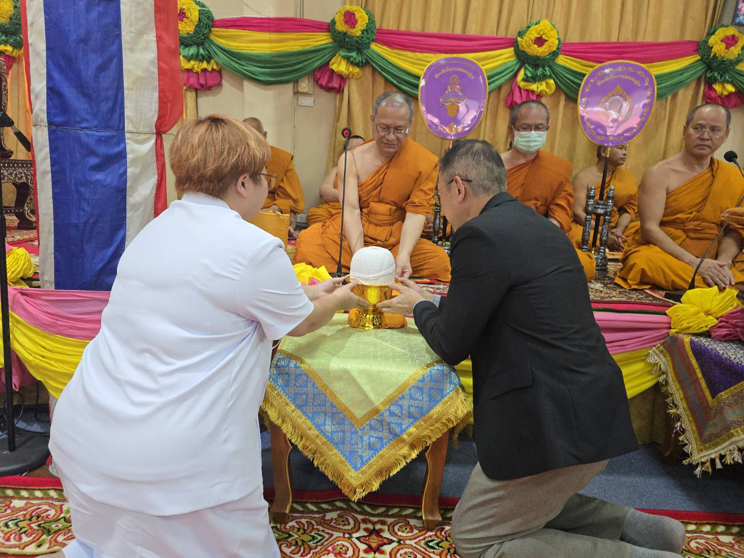 ภาพร่วมพิธีกรรมวัดศรีบุญเรือง