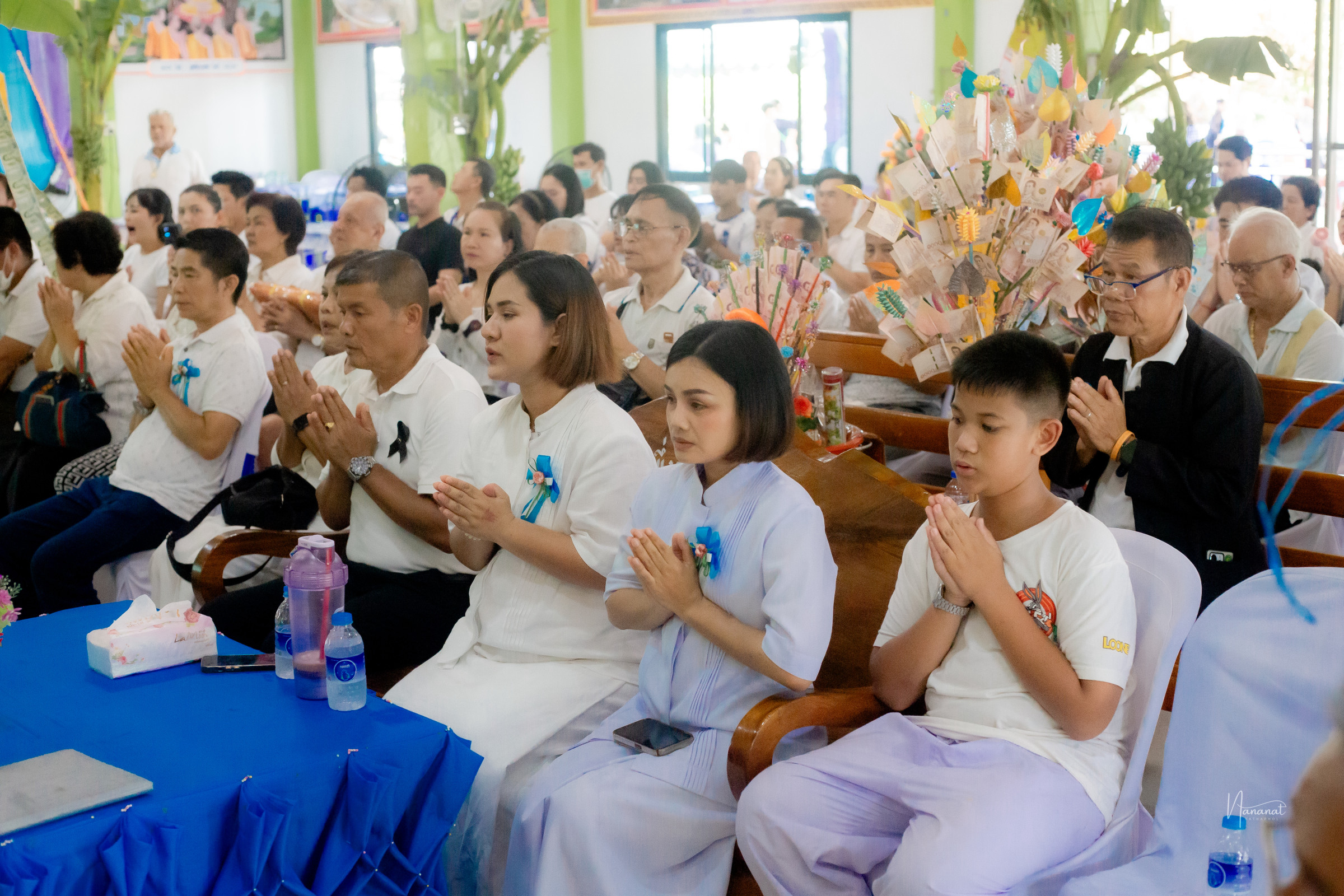 ภาพร่วมพิธีกรรมวัดพึ่งคงคาราม