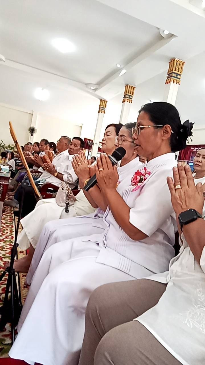 ภาพกล่าวคำถวายกฐินวัดมณีเลื่อน