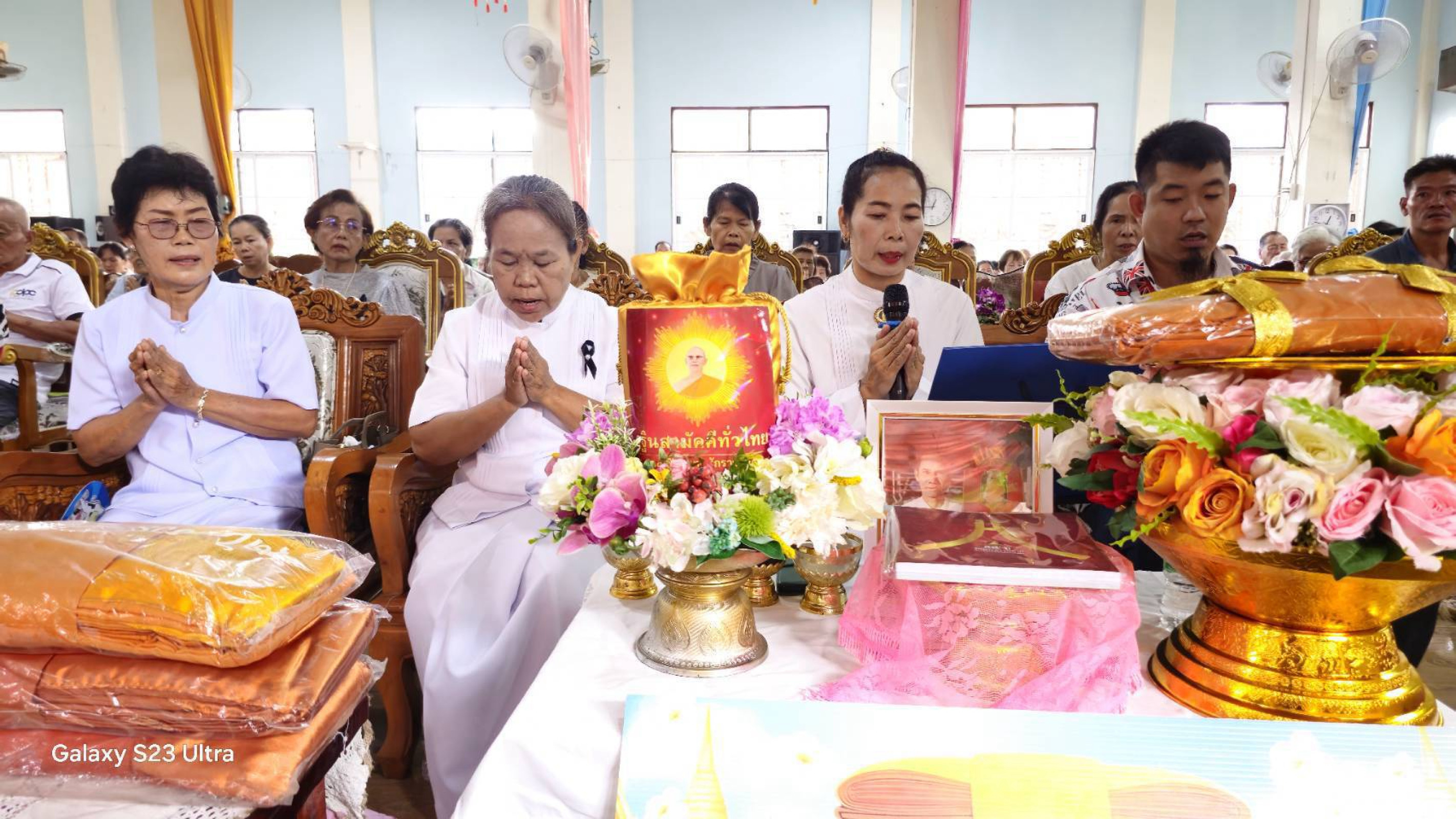 ภาพกล่าวคำถวายกฐินวัดตาลบำรุงกิจ