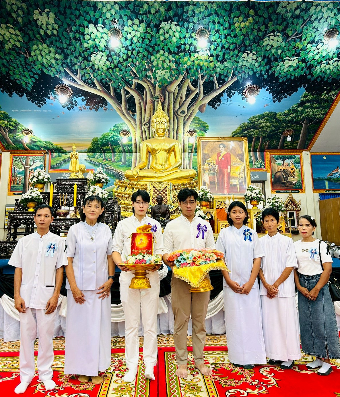 ภาพร่วมพิธีกรรมวัดบ้านโป่ง